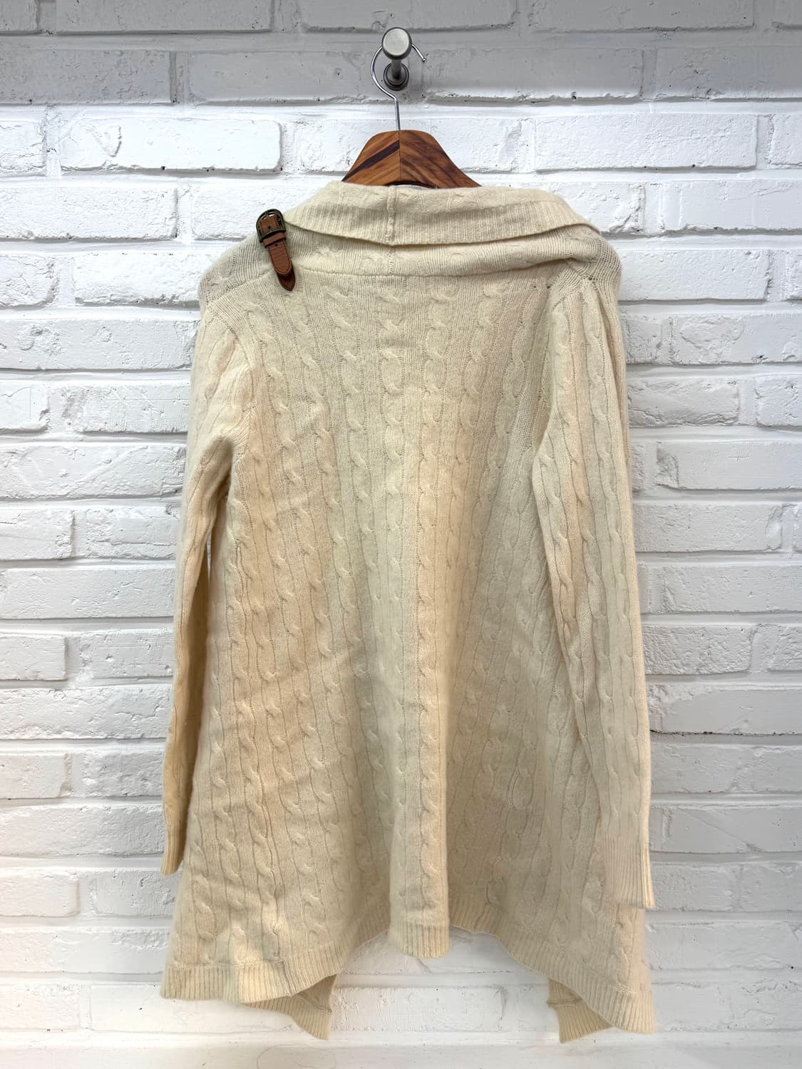 폴로 아이보리 꽈베기 케이프 가디건  상품이미지6