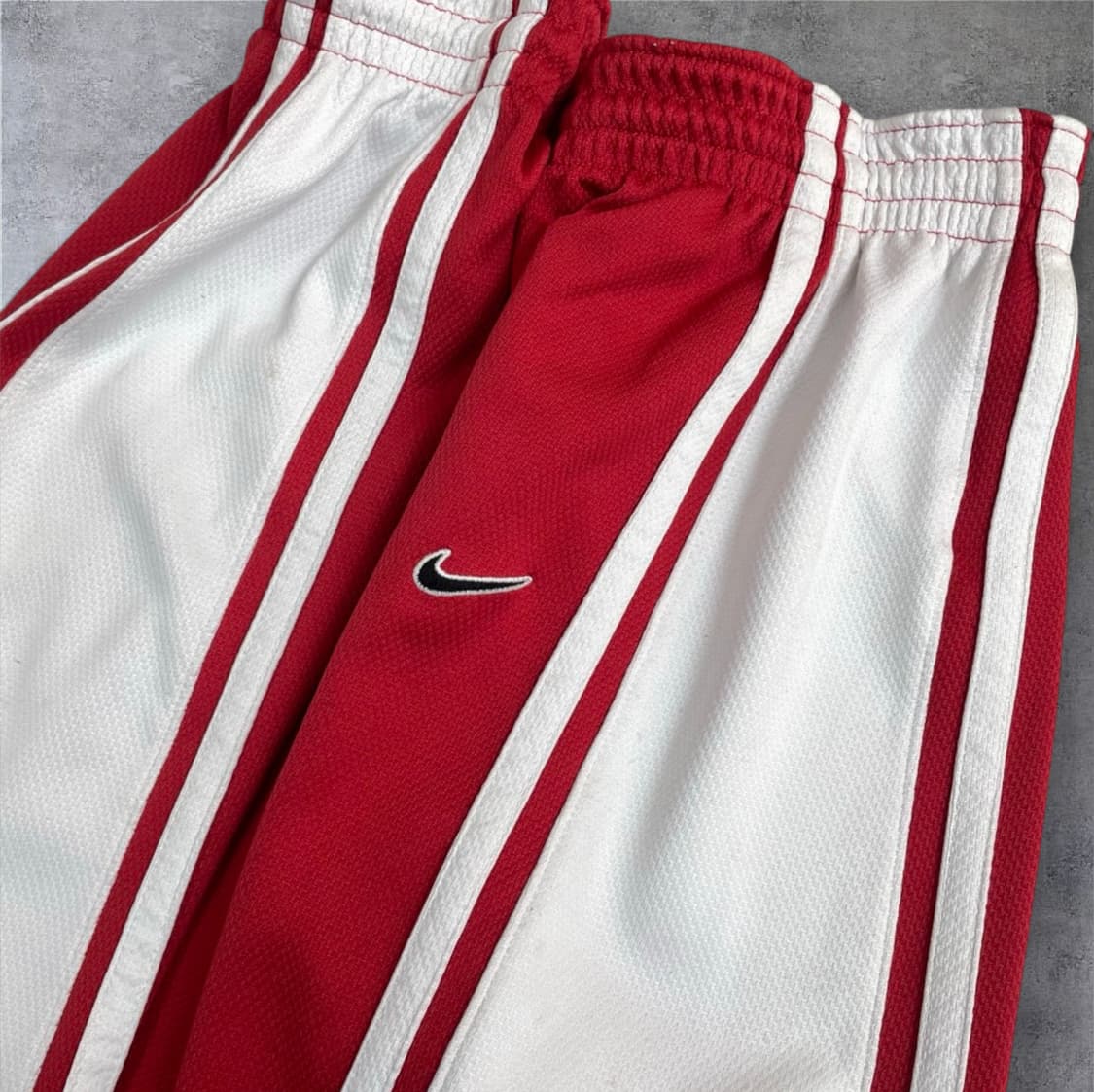 나이키 Nike 알파프로젝트 레드 화이트 배색 메쉬 농구 반바지 XL 상품이미지4