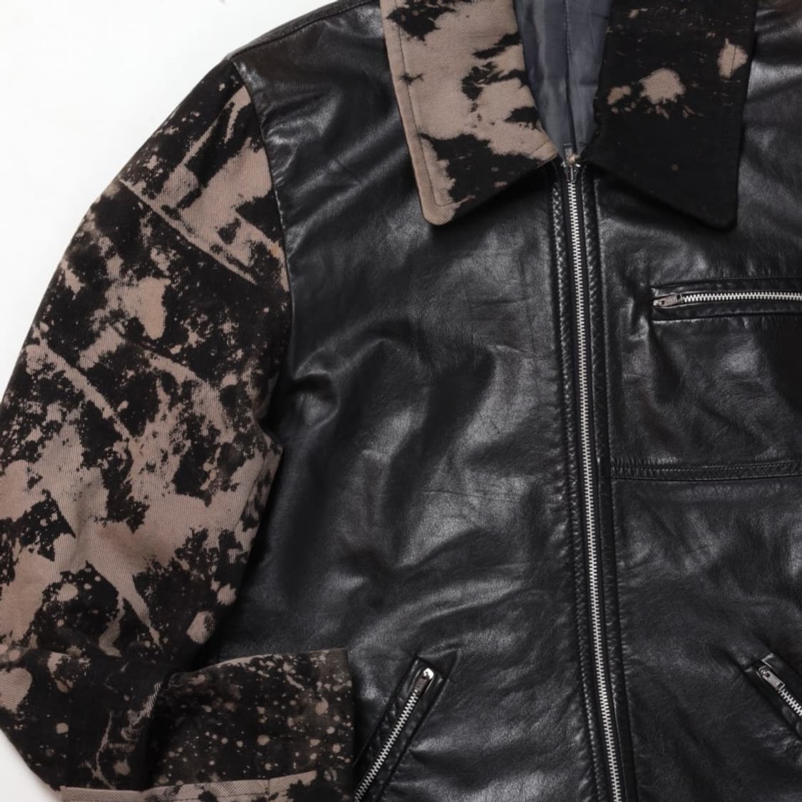 Takahashi 98AW Bleach Leather Jacket 상품이미지2