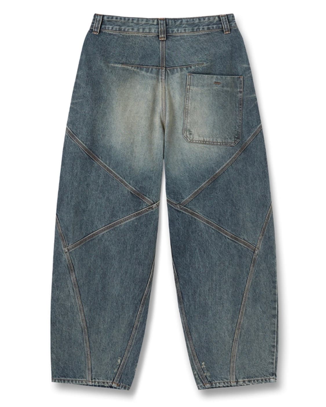 노운 bias tapered denim pants (blue) 1사이즈 상품이미지7