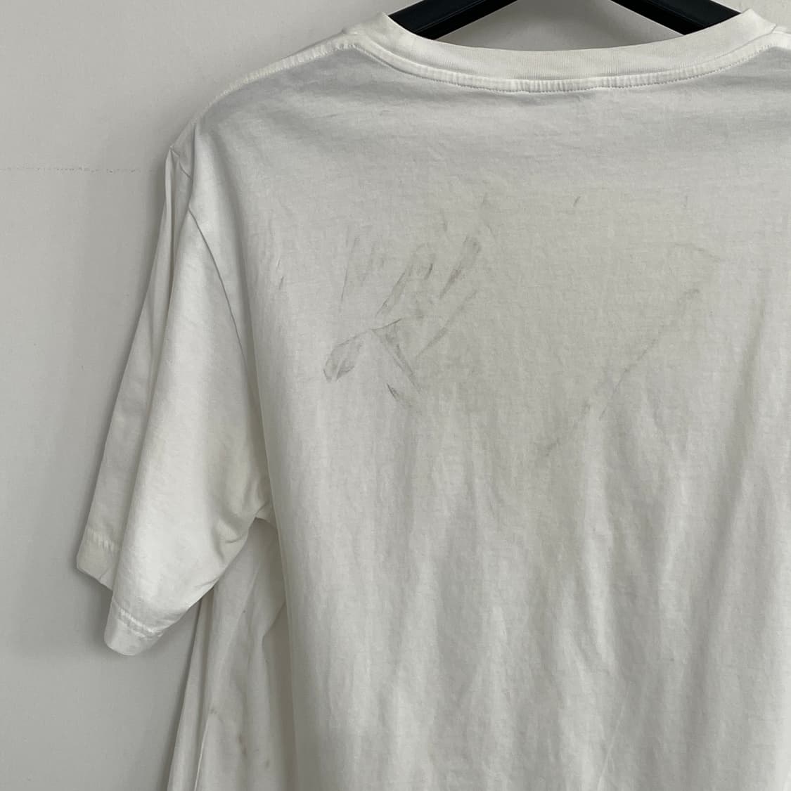 코스 S,95-100 화이트 라운드넥 반팔 티셔츠 상품이미지6