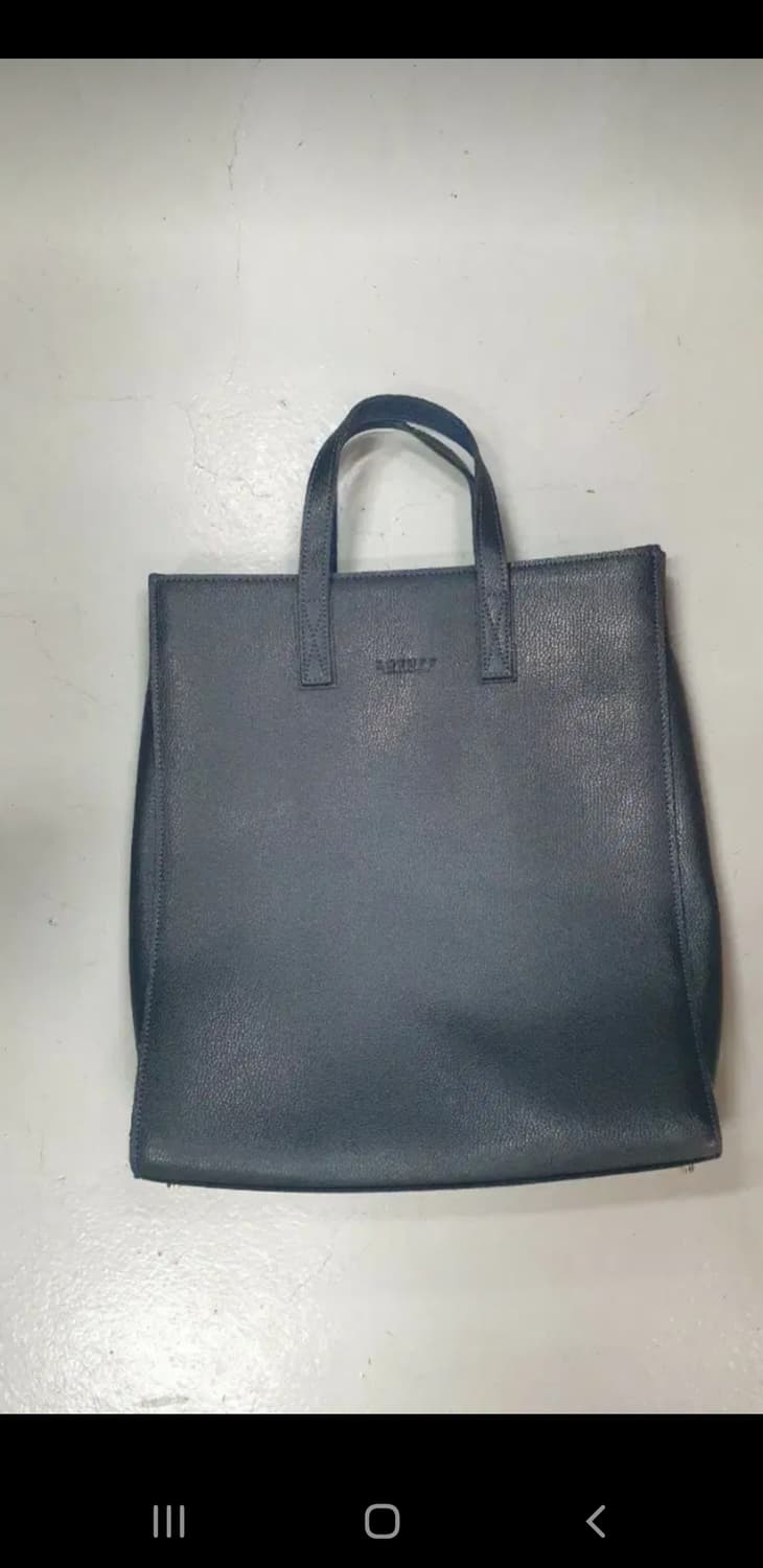 LOTUFF 네이비 통 가죽가방 상품이미지1