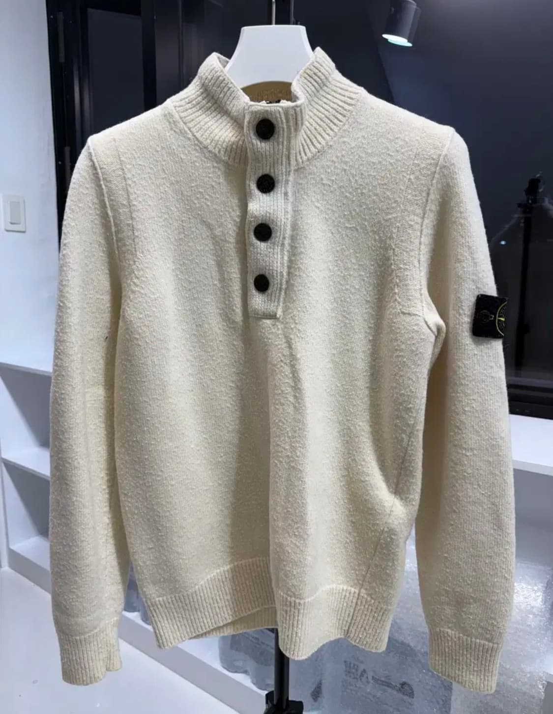 [신형/M] 스톤아일랜드 반집업 니트 상품이미지2