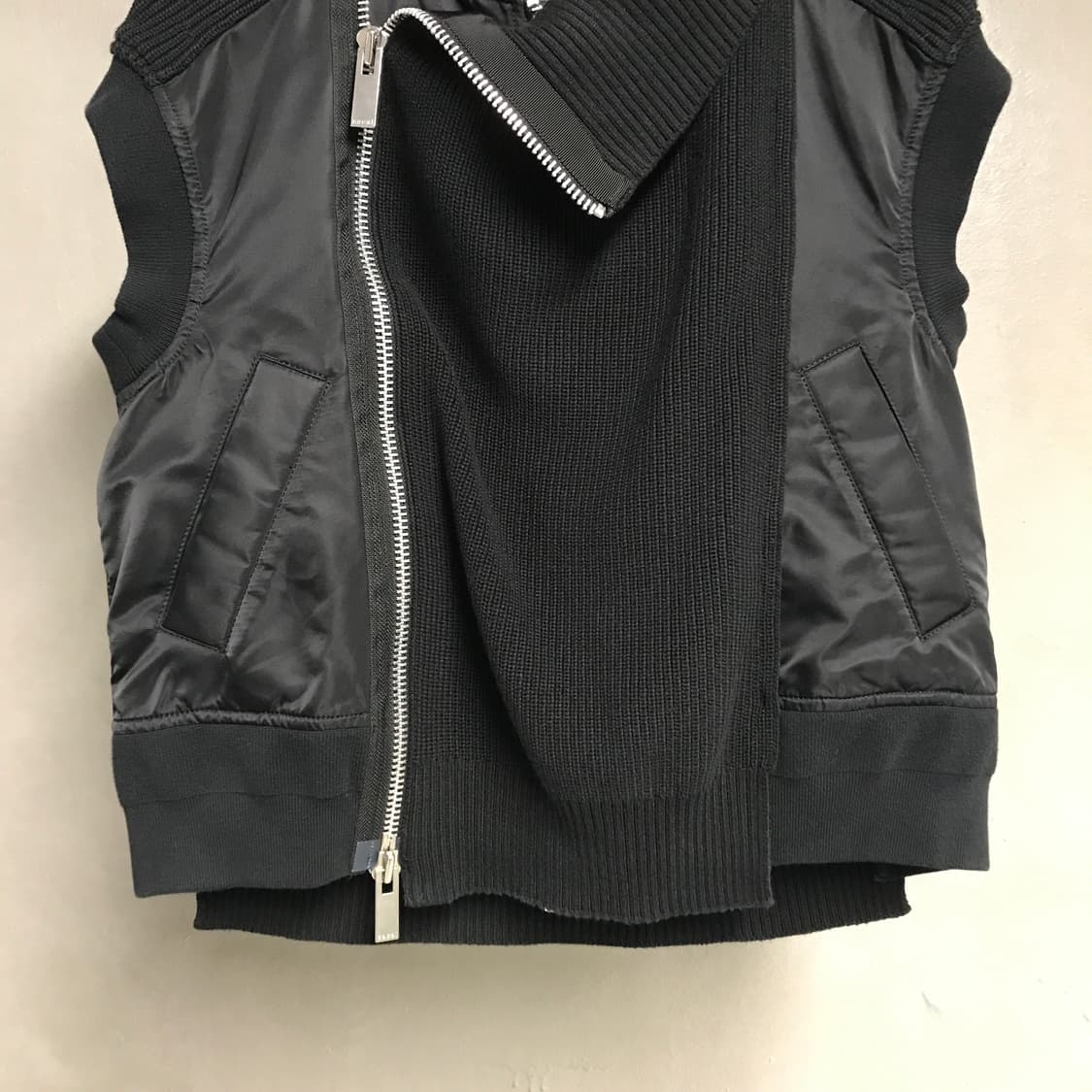 사카이 니트 집업 베스트 1 상품이미지3