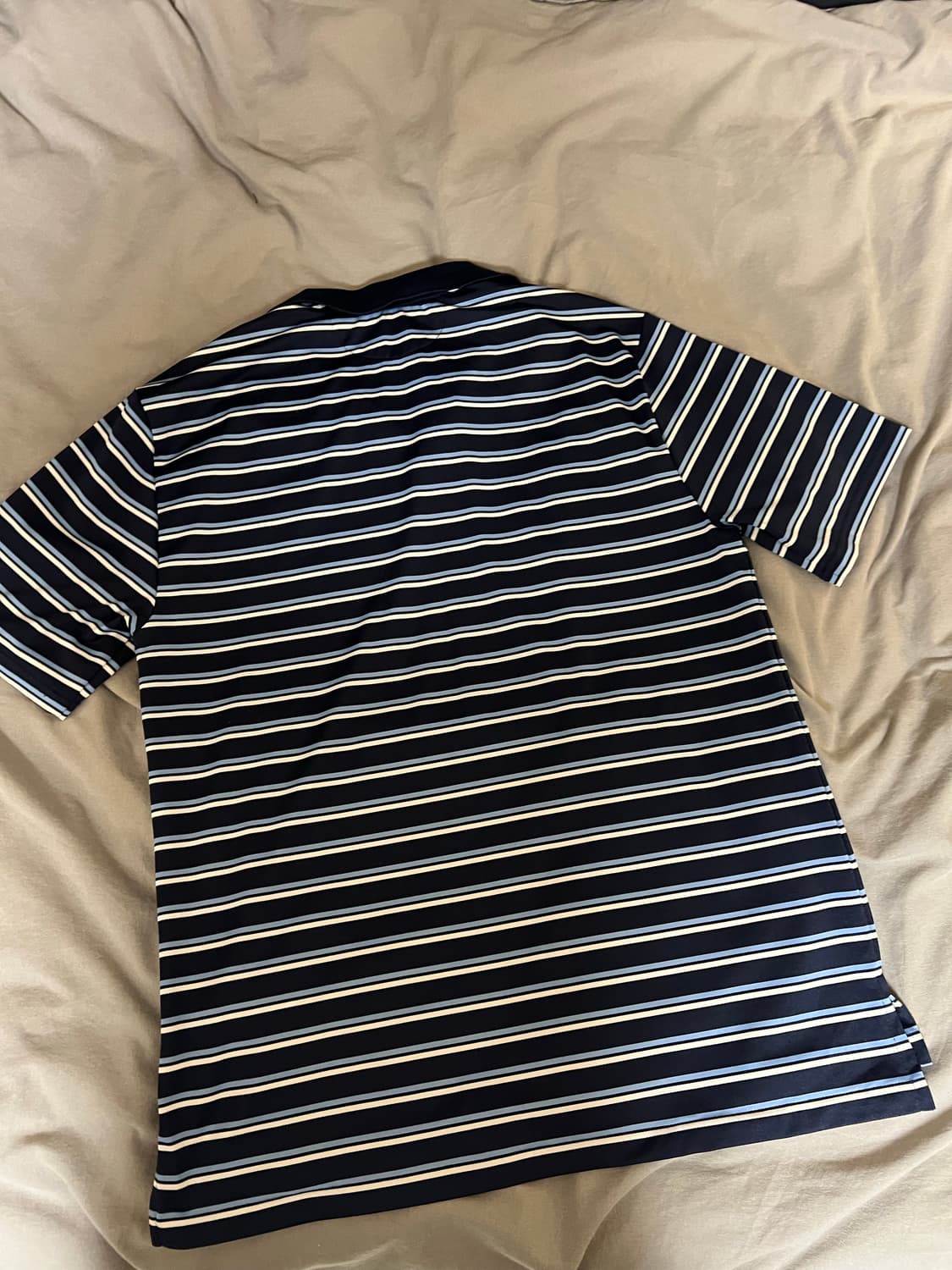 폴로 랄프로렌 퍼포먼스 라인 줄무늬 카라티 L 상품이미지5