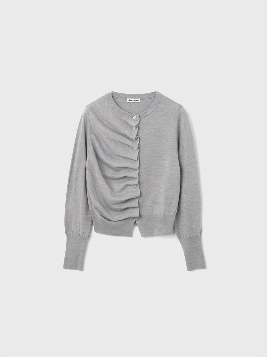 버뮬라 오블리크 니트 가디건 상품이미지1