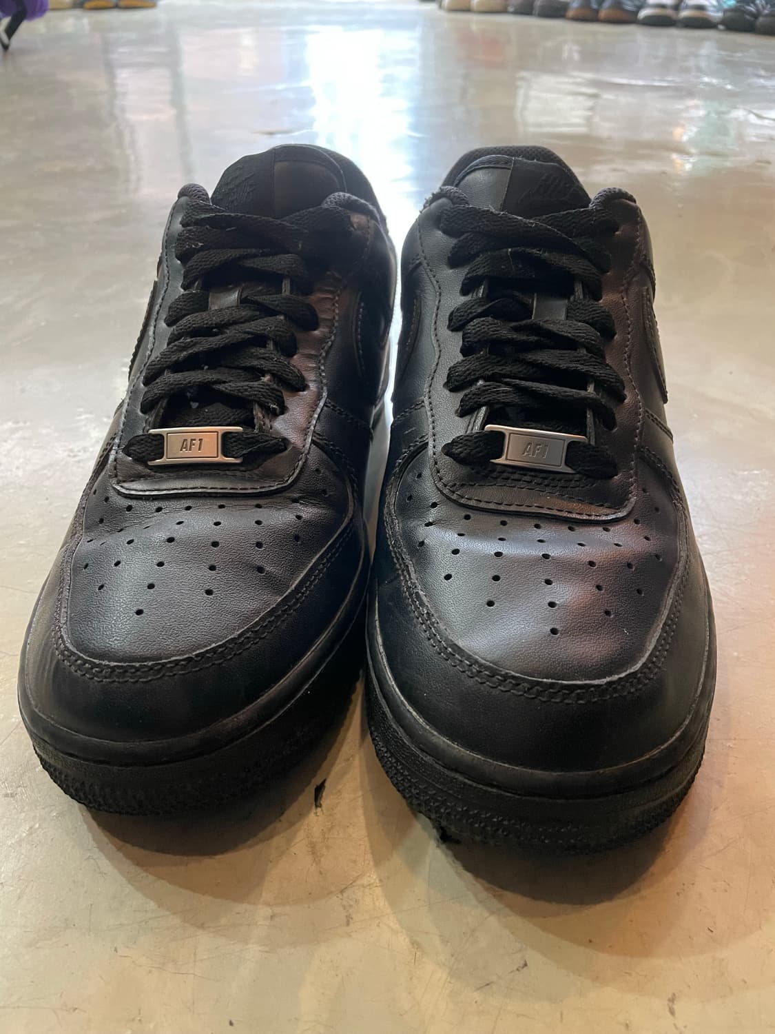 나이키 에어포스1 블랙 270 상품이미지3