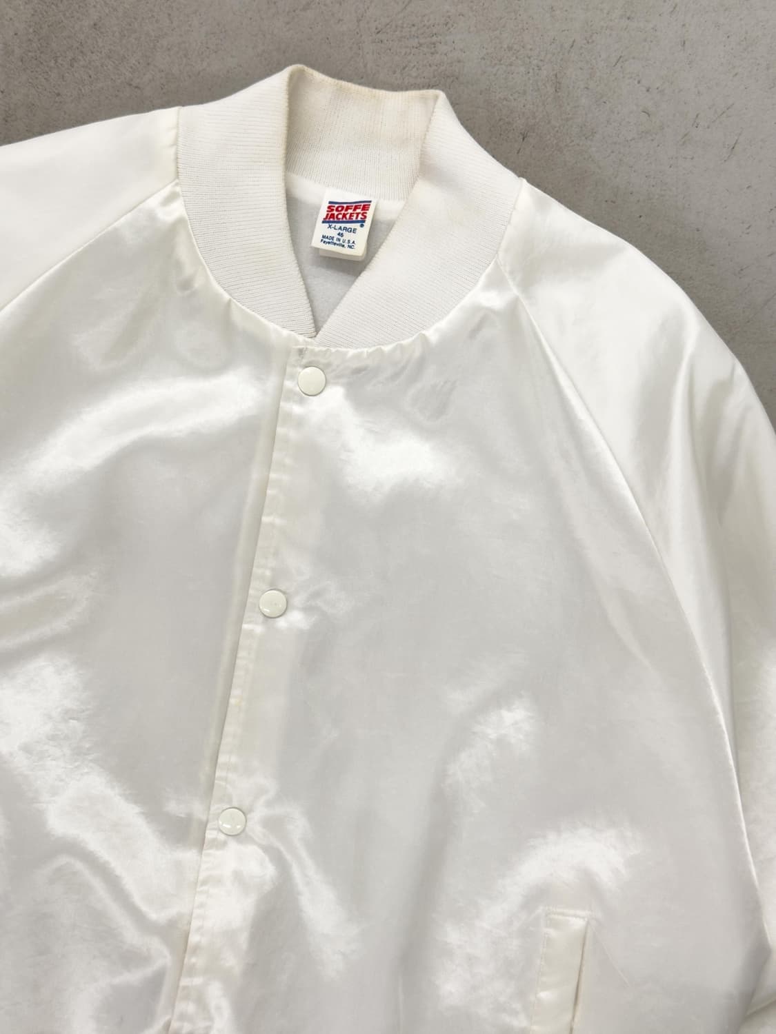 90s USA 새틴 스타디움 자켓 상품이미지5