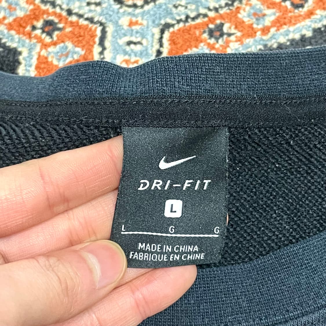나이키 저스트두잇 블랙 맨투맨 티셔츠 여성L 상품이미지4