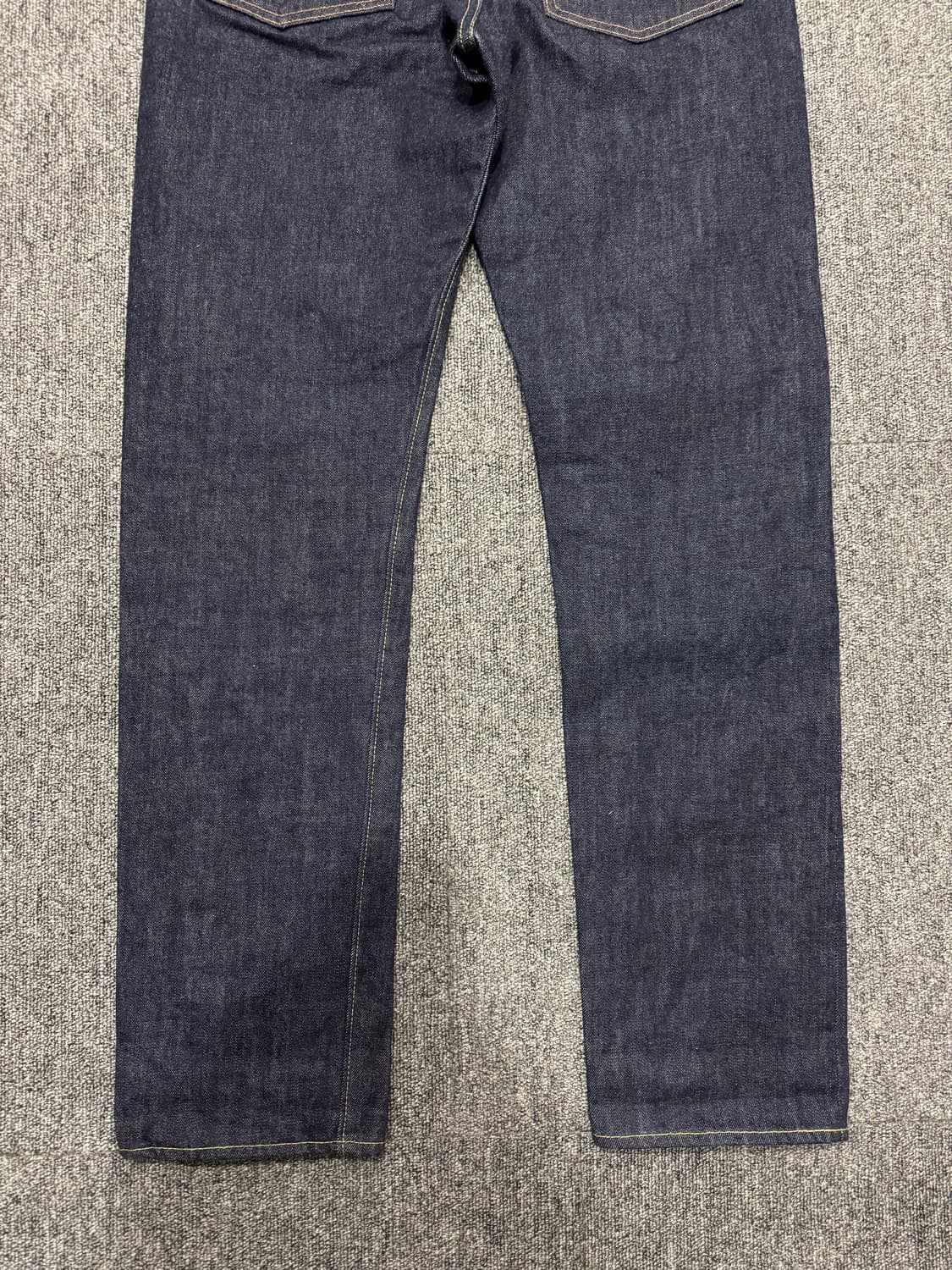 새상품) 슈가케인 2021 원워시 클래식 스트레이트 셀비지 데님 34 상품이미지4