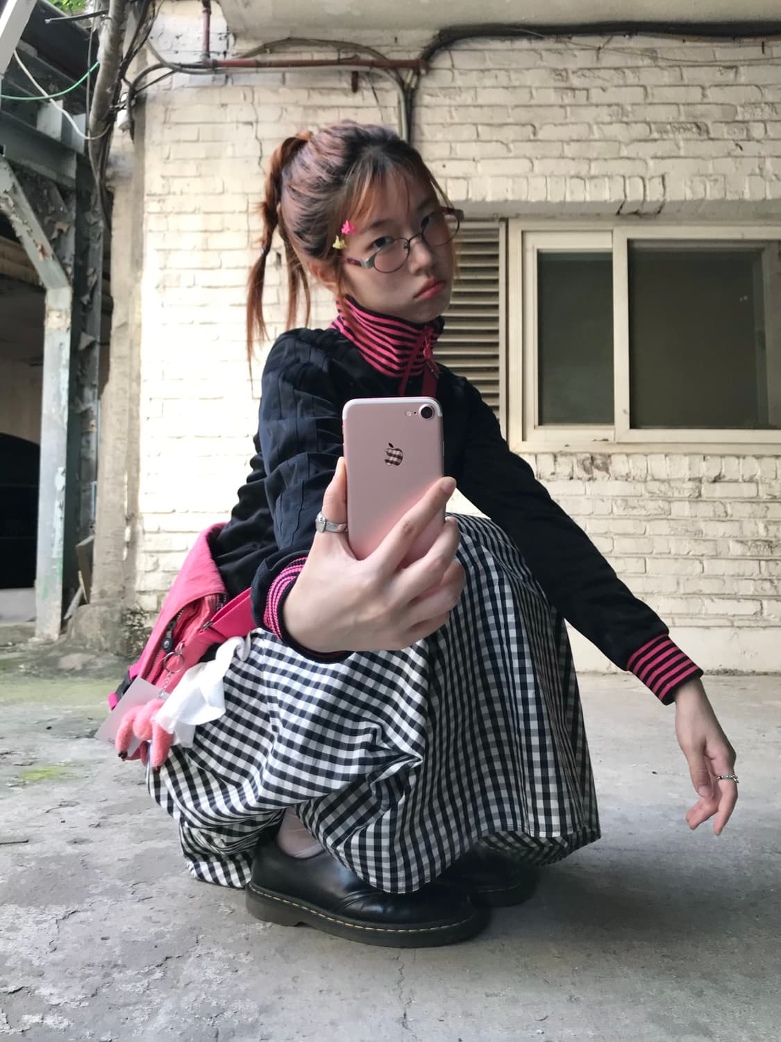 아디다스 블랙 핑크 작사 져지 러블리 너드 코디 세트 상품이미지1