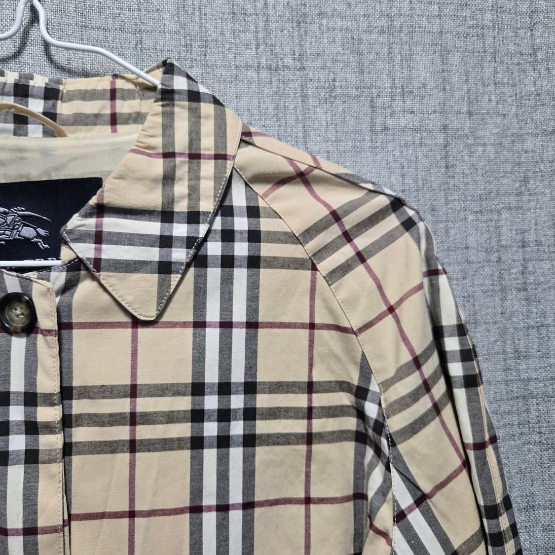 버버리런던 노바 체크 싱글 코트  상품이미지3