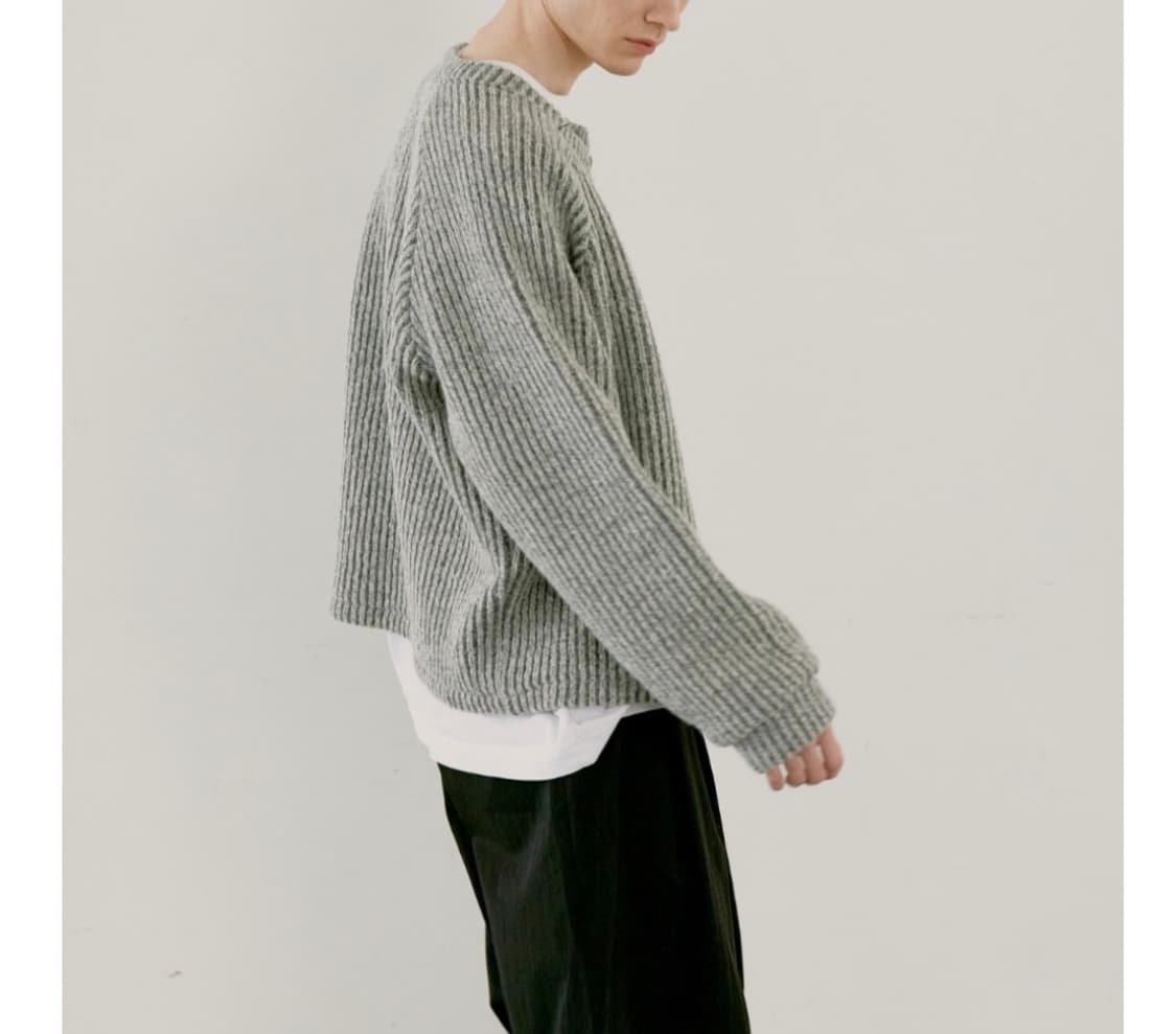 더마티 남성 하트 와펜가디건/M 상품이미지7