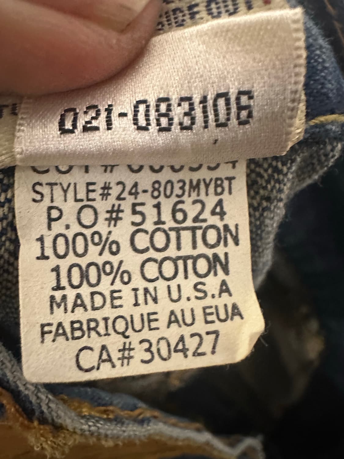 36)트루릴리젼 부츠컷 팬츠 상품이미지7