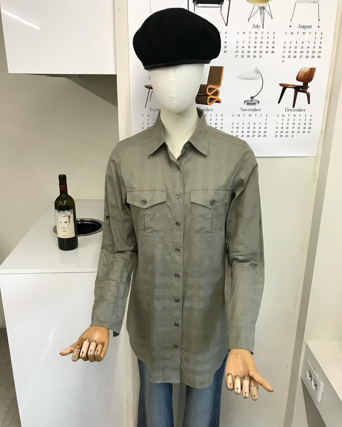 버버리 은장 체크 셔츠 상품이미지2
