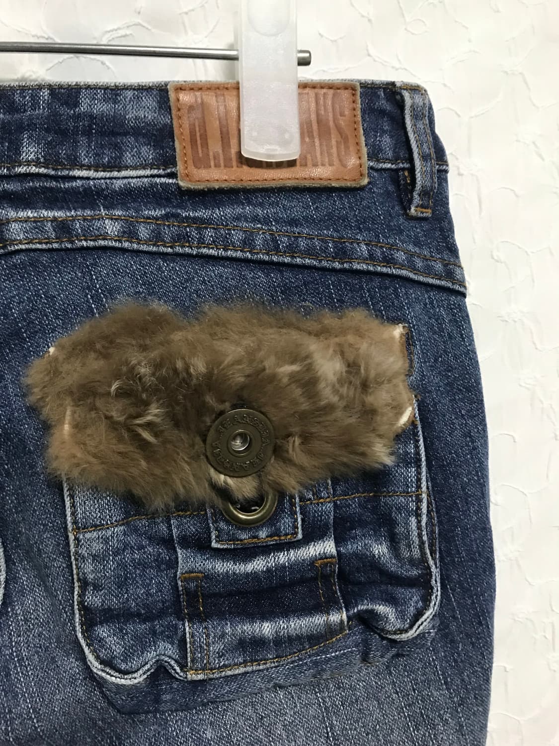 택포•빈티지 d.i.a 다이아 퍼 포켓 지퍼 데님 스키니진 팬츠 상품이미지8