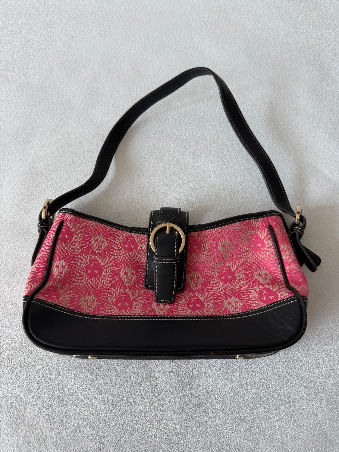 앤클라인(Anne Klein) 코튼&레더 숄더백 상품이미지2