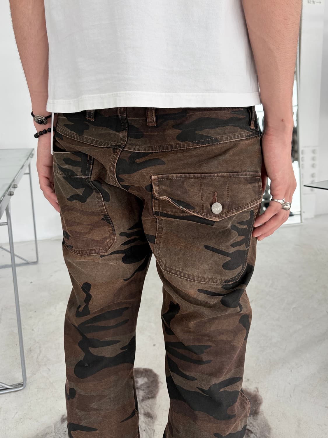 2000’s 폴 스미스 워시드 카모 팬츠 상품이미지3
