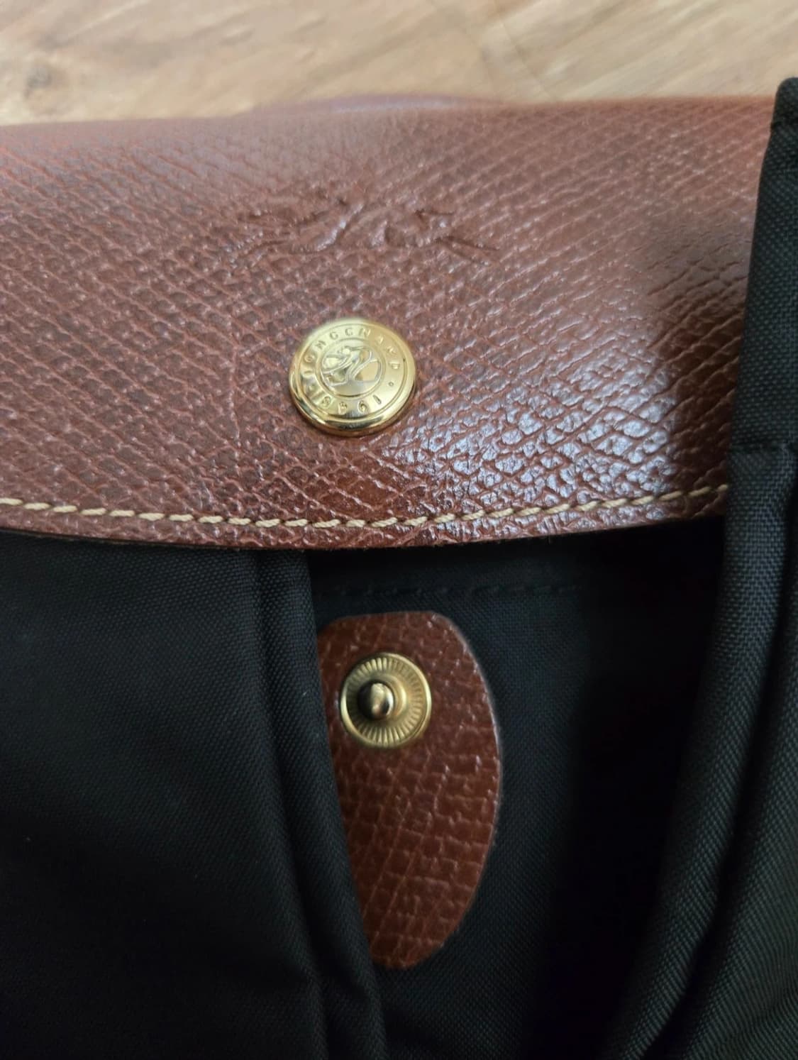 롱샴 르 플리아쥬 백팩 오리지널 L 블랙 [정품] 상품이미지10