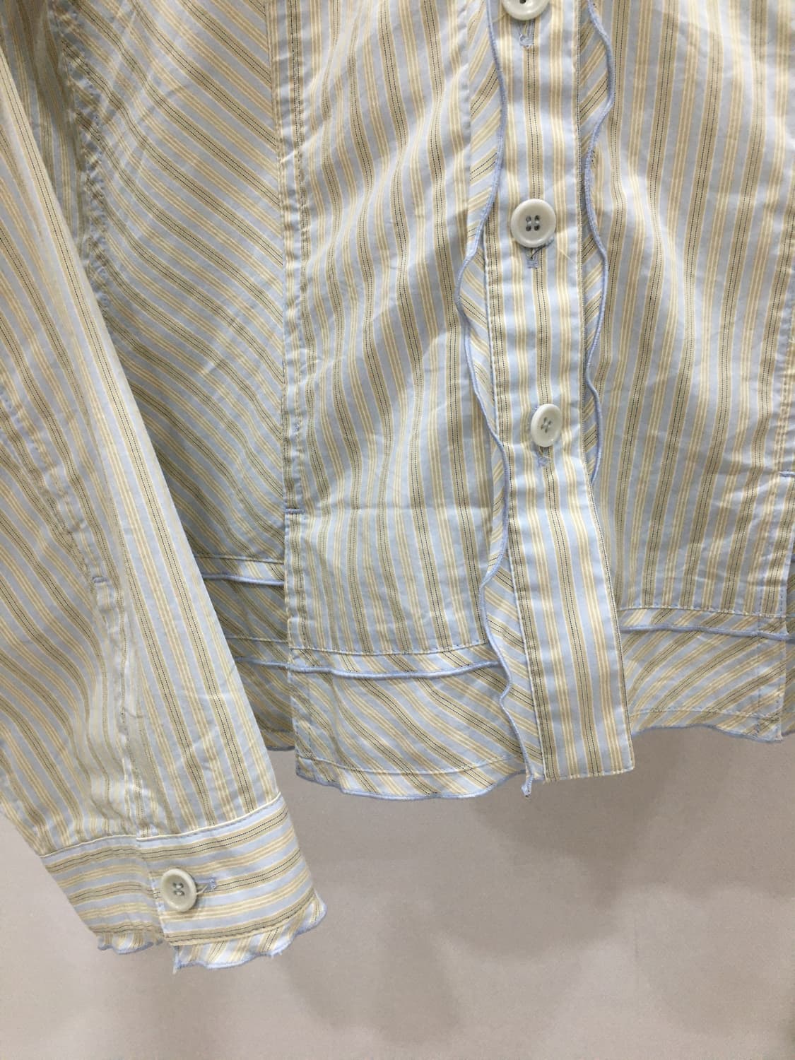 일본빈티지 프릴 블라우스 상품이미지3