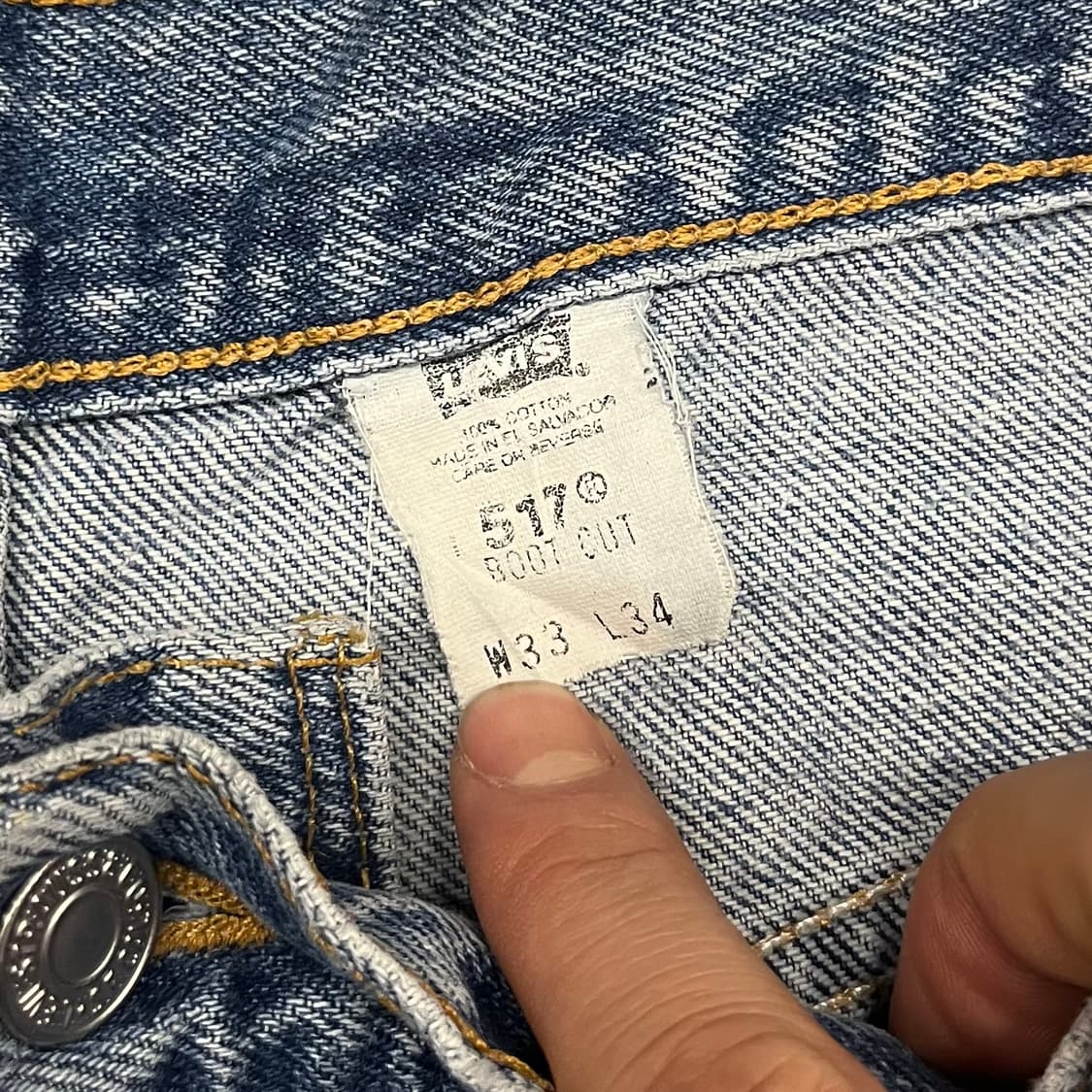 00s Levis517 리페어 부츠컷 (32“) 상품이미지6