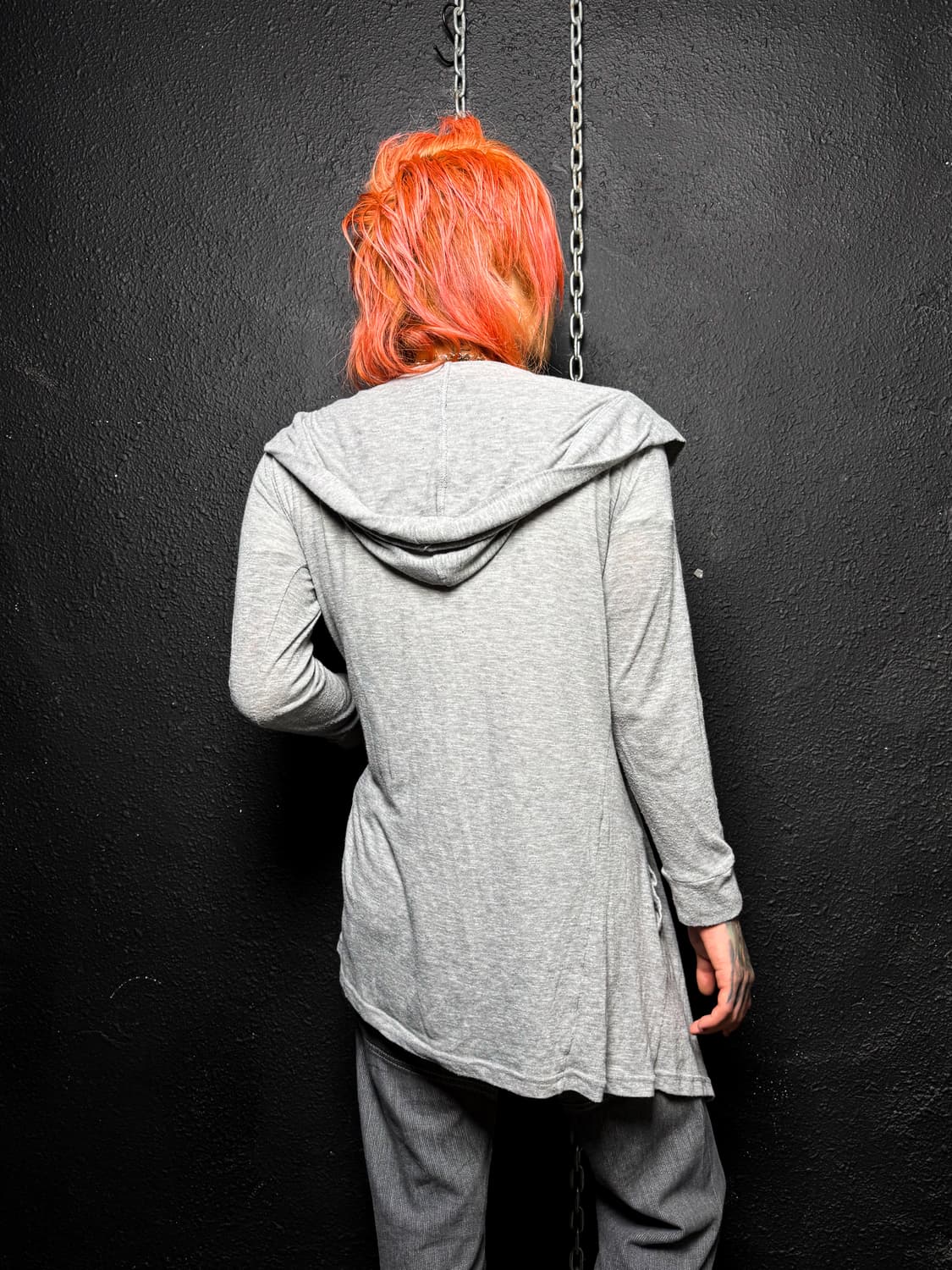 Hooded Draped Cardigan  상품이미지4