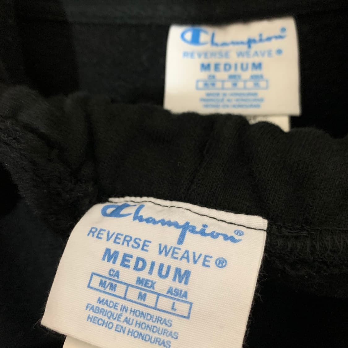 XL 챔피온 리버스위브 C로고 12oz 기모 후드티 조거팬츠 셋업 상품이미지5