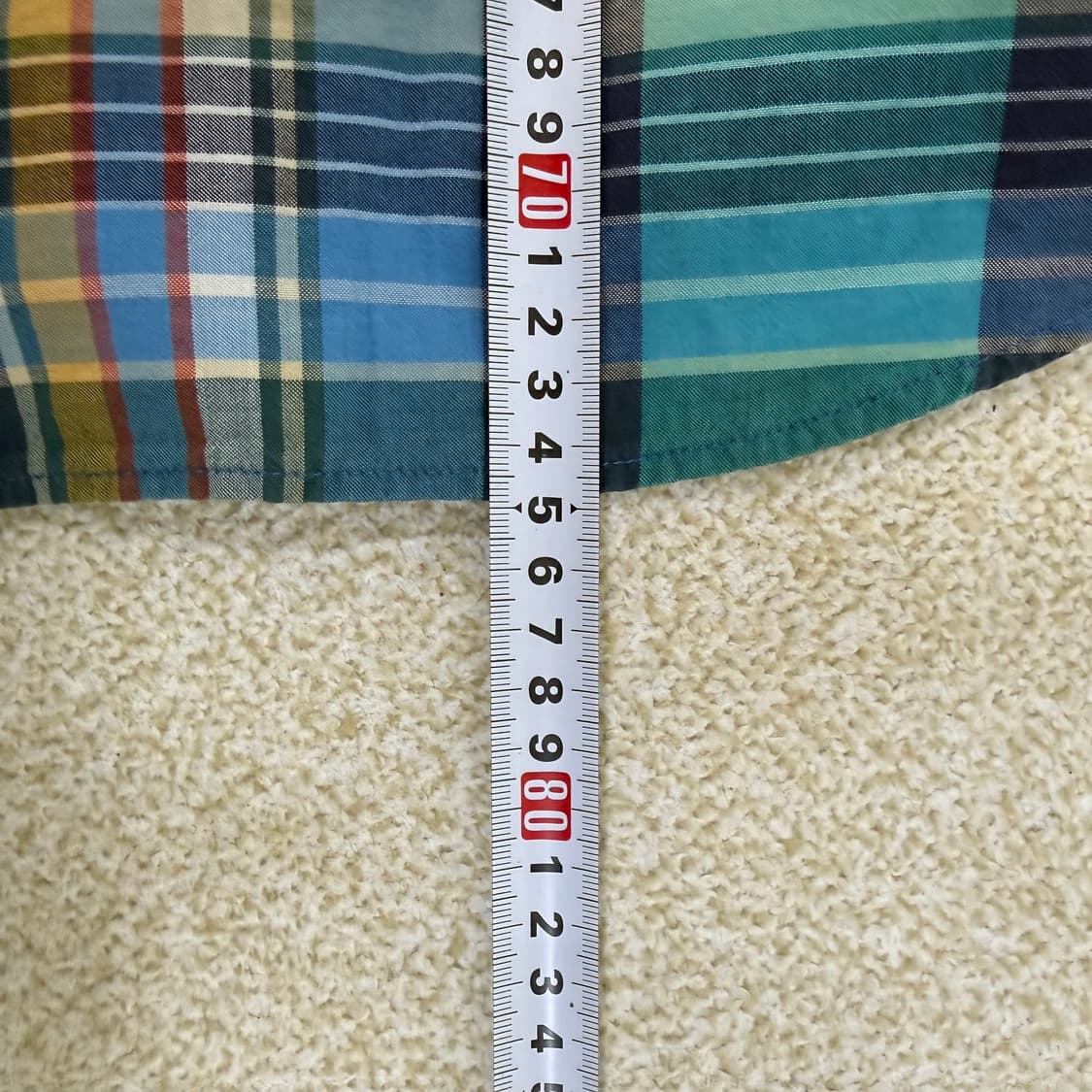 L 아메리칸 이글 체크 반팔 셔츠 0223T 상품이미지6