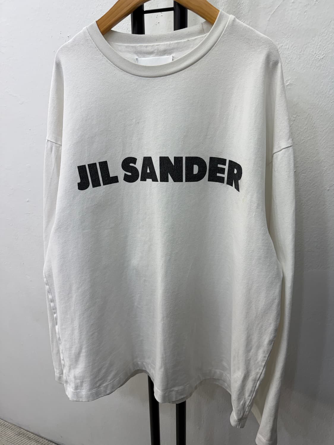 정품) 질샌더 남성 로고 롱슬리브 L 상품이미지3