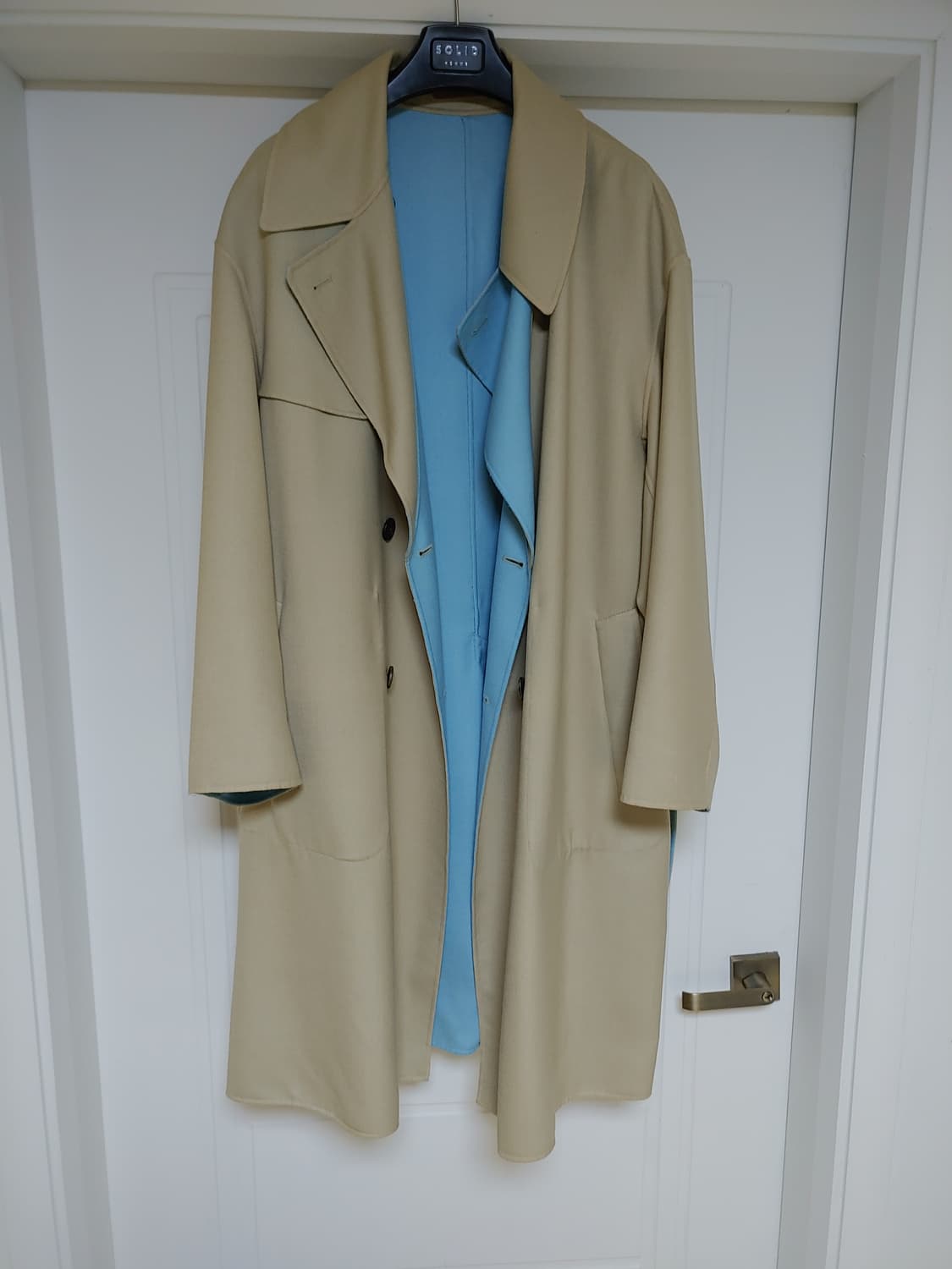 송지오옴므 리버서블 로브 코트 팝니다 상품이미지3