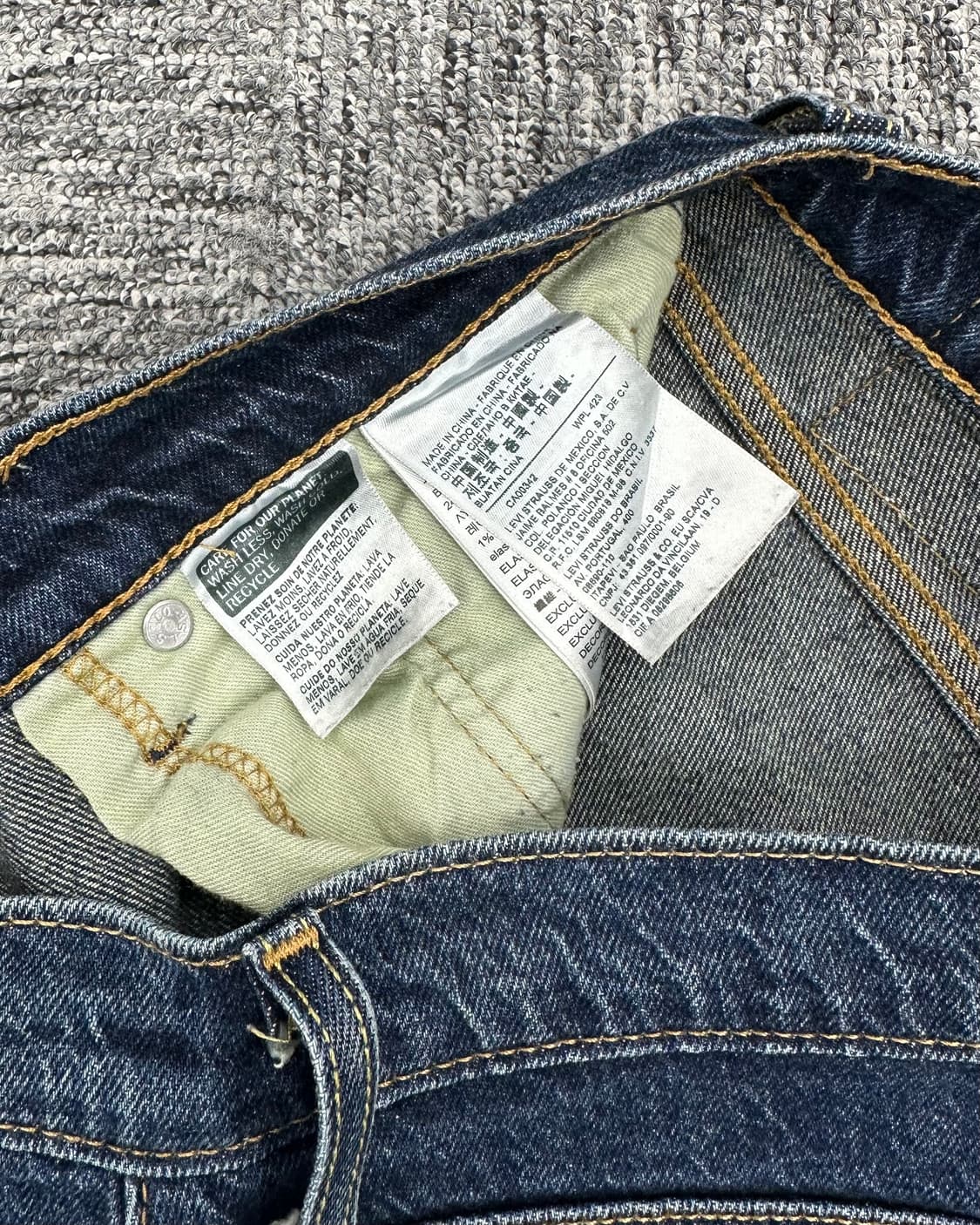 (허단38)00'S 리바이스 502 데님-M1853 상품이미지4