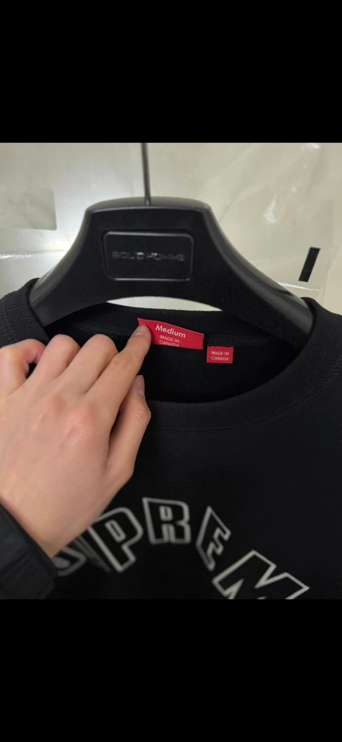 슈프림 [새상품.정품] 아크로고 (시세 50만)맨투맨 m(100-103) 상품이미지7