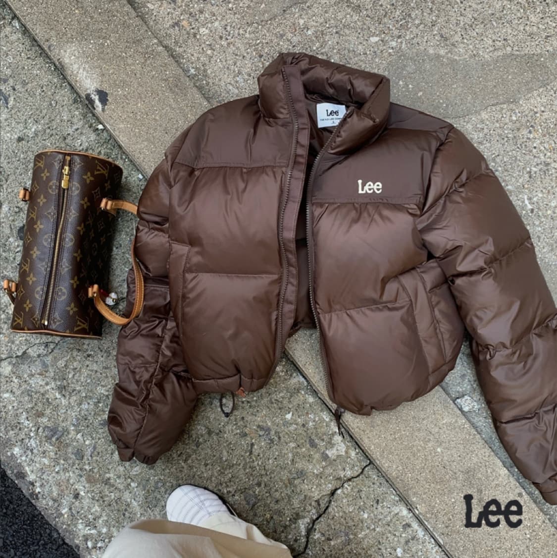 Lee 리 우먼 다운 숏 패딩 상품이미지1