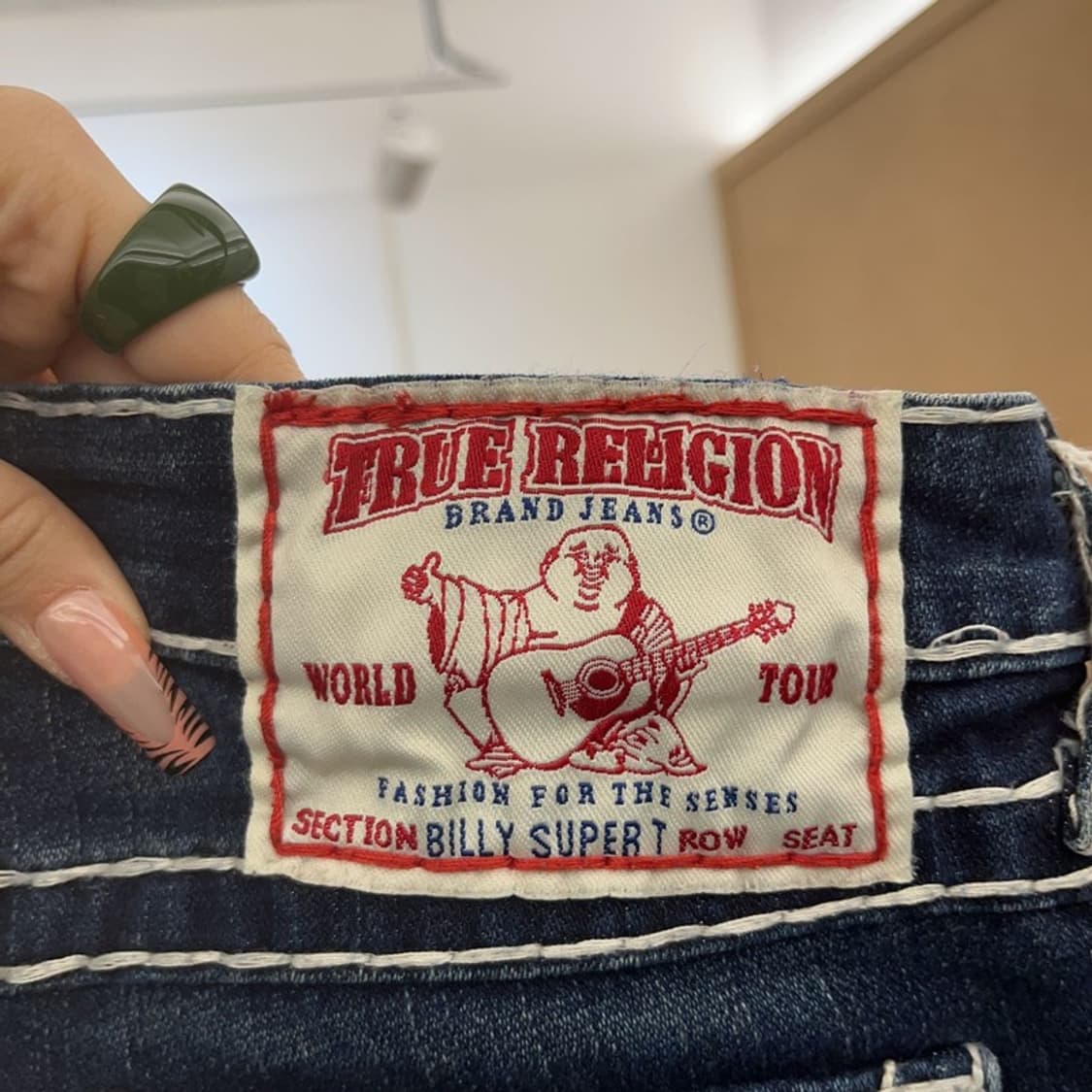 트루릴리전 빌리슈퍼티 Y2K 00's 데님팬츠 24인치 C08148 상품이미지5