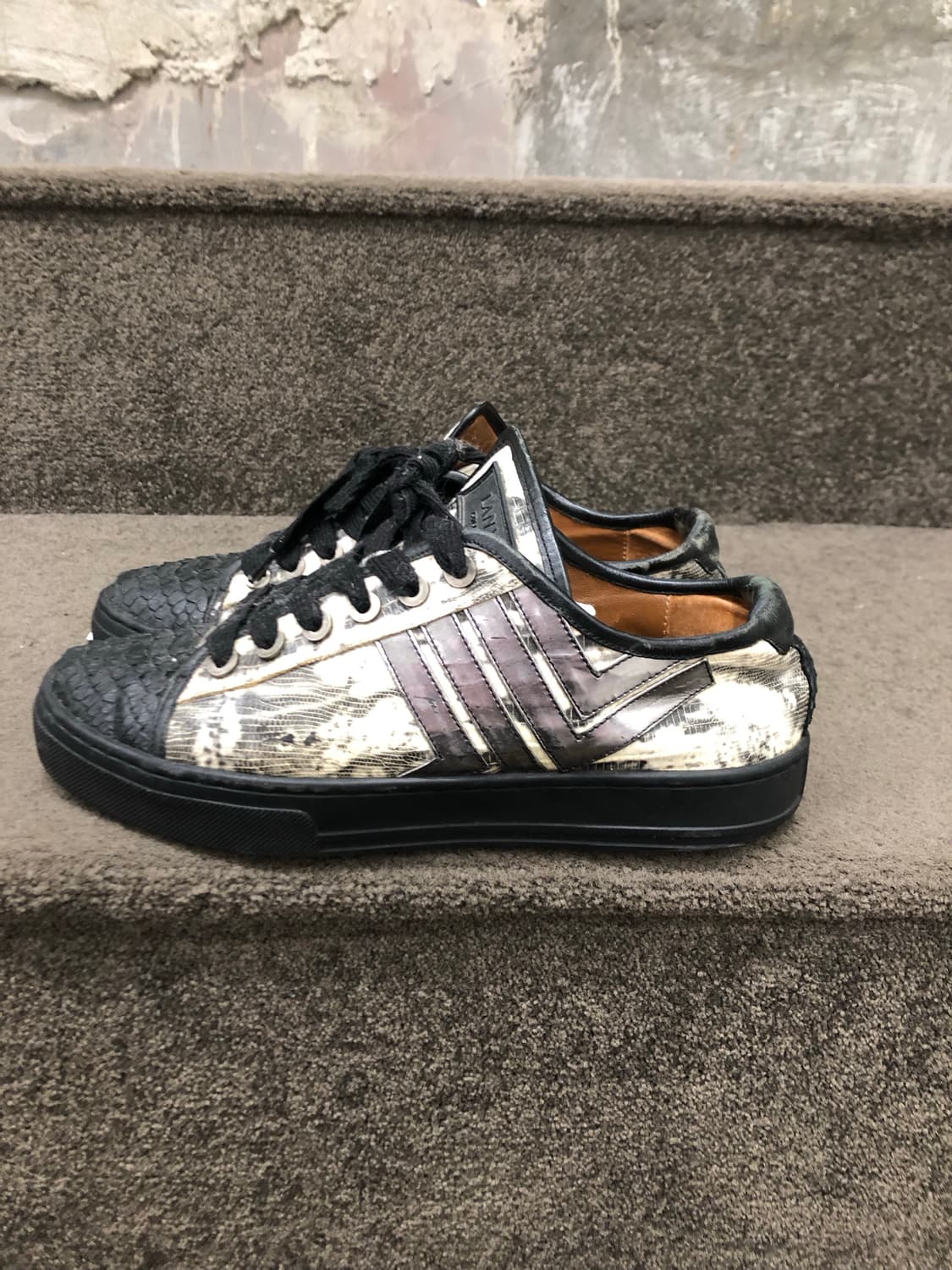 랑방 컬렉션 파이톤 스니커즈 상품이미지2