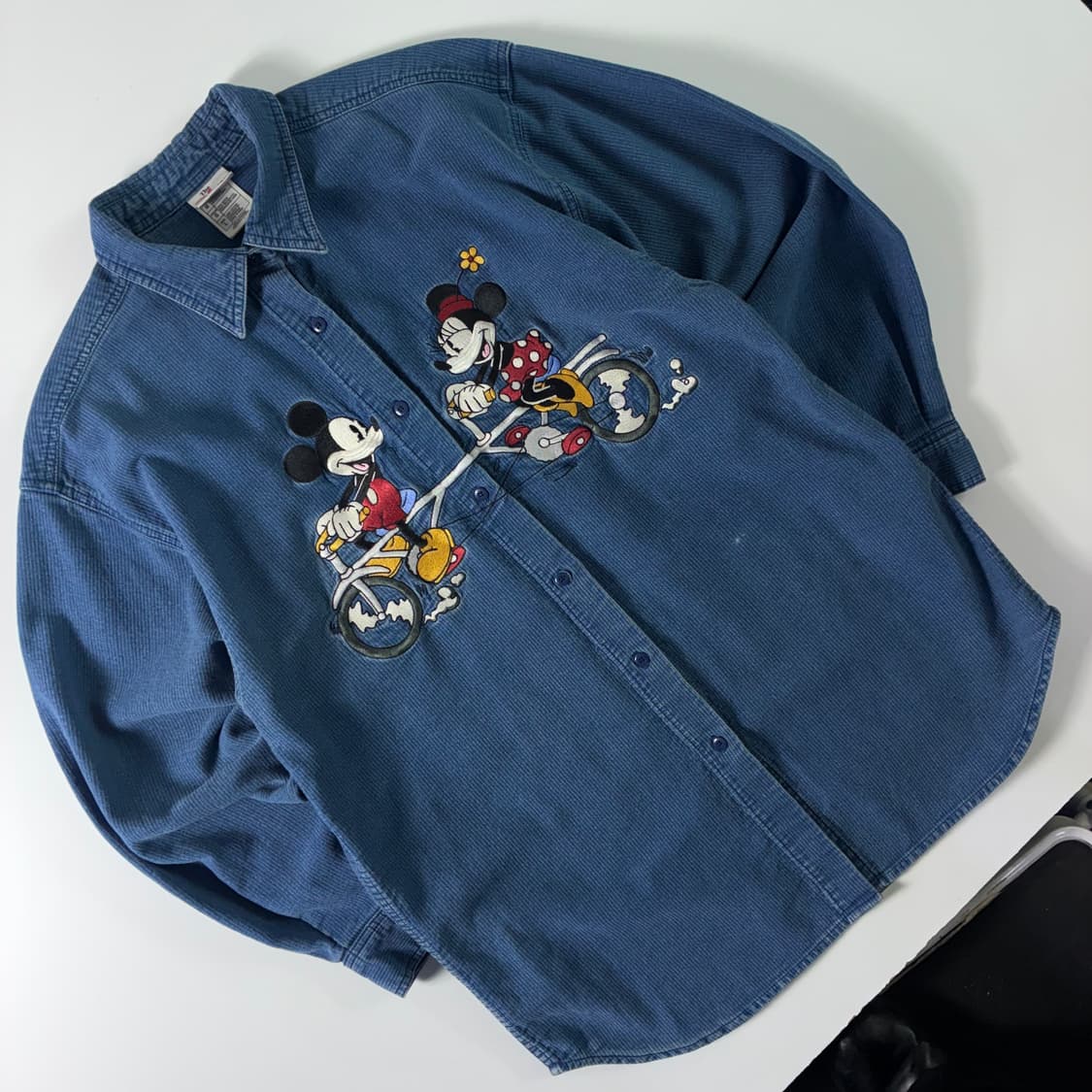 Disney OG 디즈니 OG 미키마우스 데님 셔츠 상품이미지2
