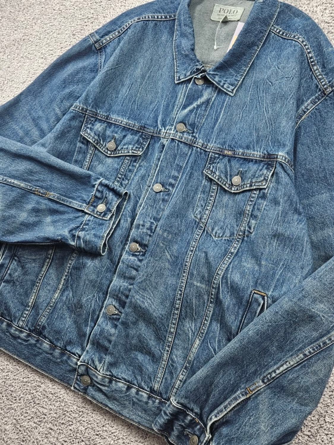 폴로 데님앤서플라이 워싱 데님 트러커 자켓 ( 3XL ) / 11667 상품이미지6