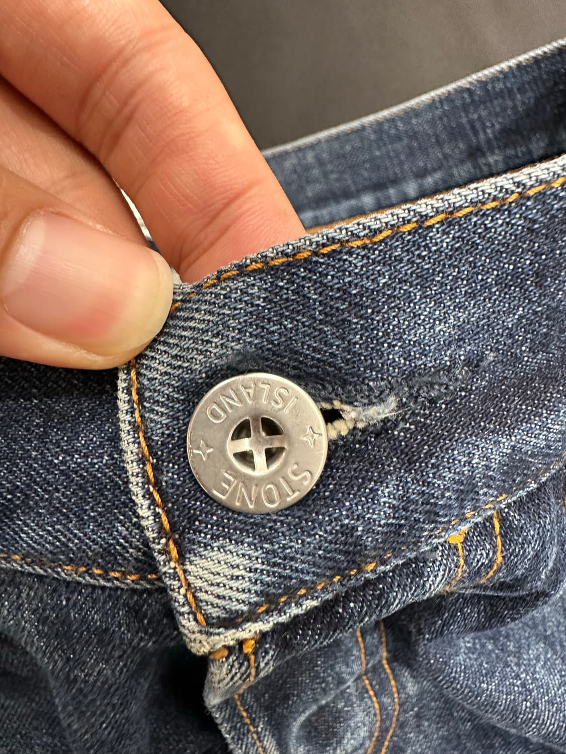 스톤아일랜드 레귤러 테이퍼드 워싱 진 (W29) 상품이미지8