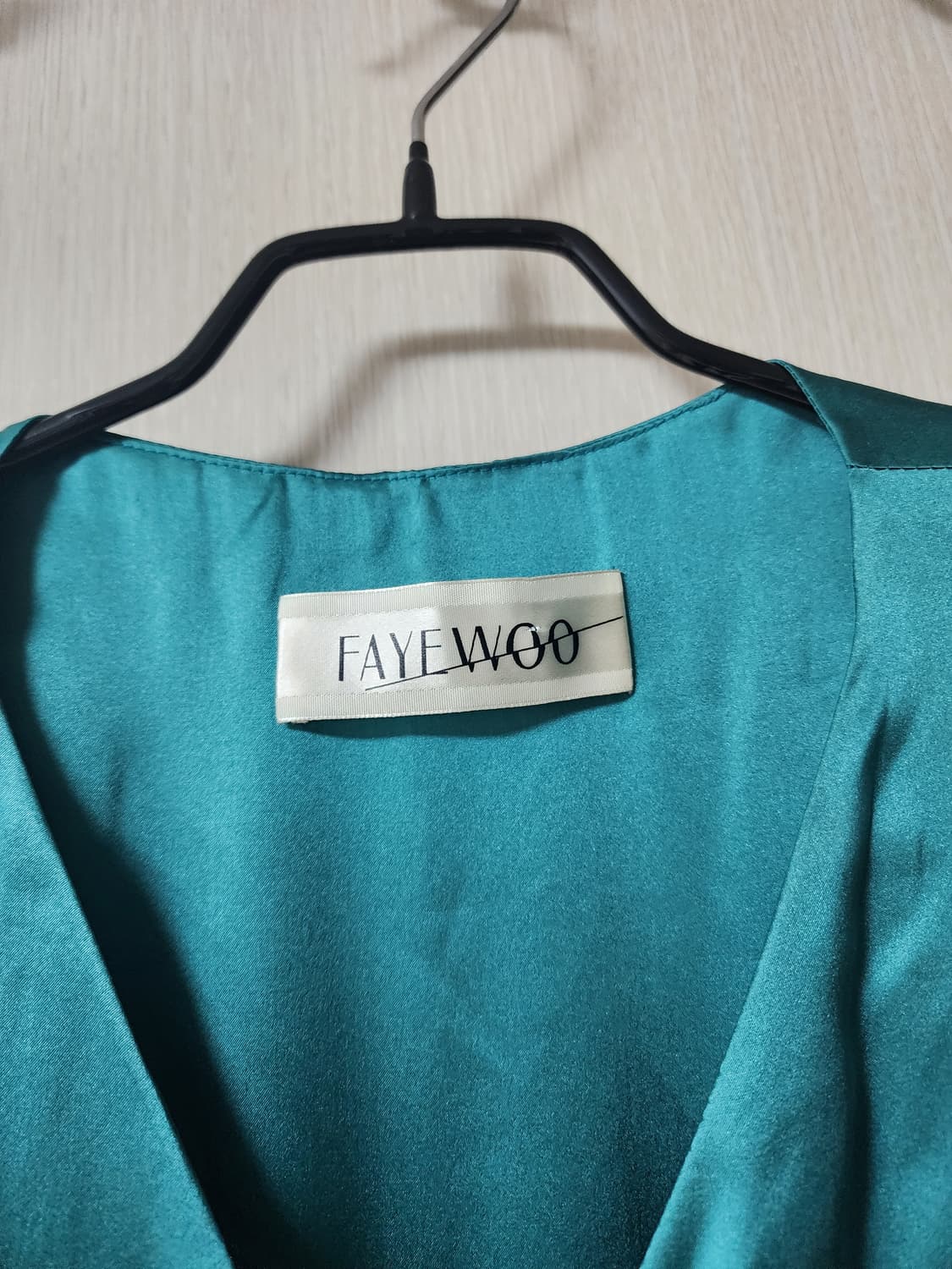 페이우(fayewoo) 빅토리아 실크 랩  드레스 실크원피스 상품이미지8