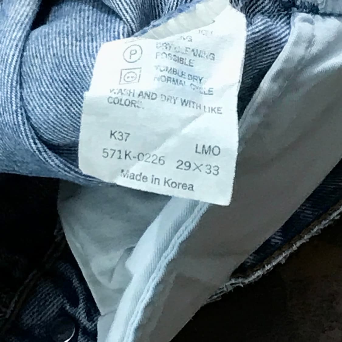 리바이스 중청 데님 숏 팬츠 청바지 반바지 허리 30 사이즈 상품이미지5