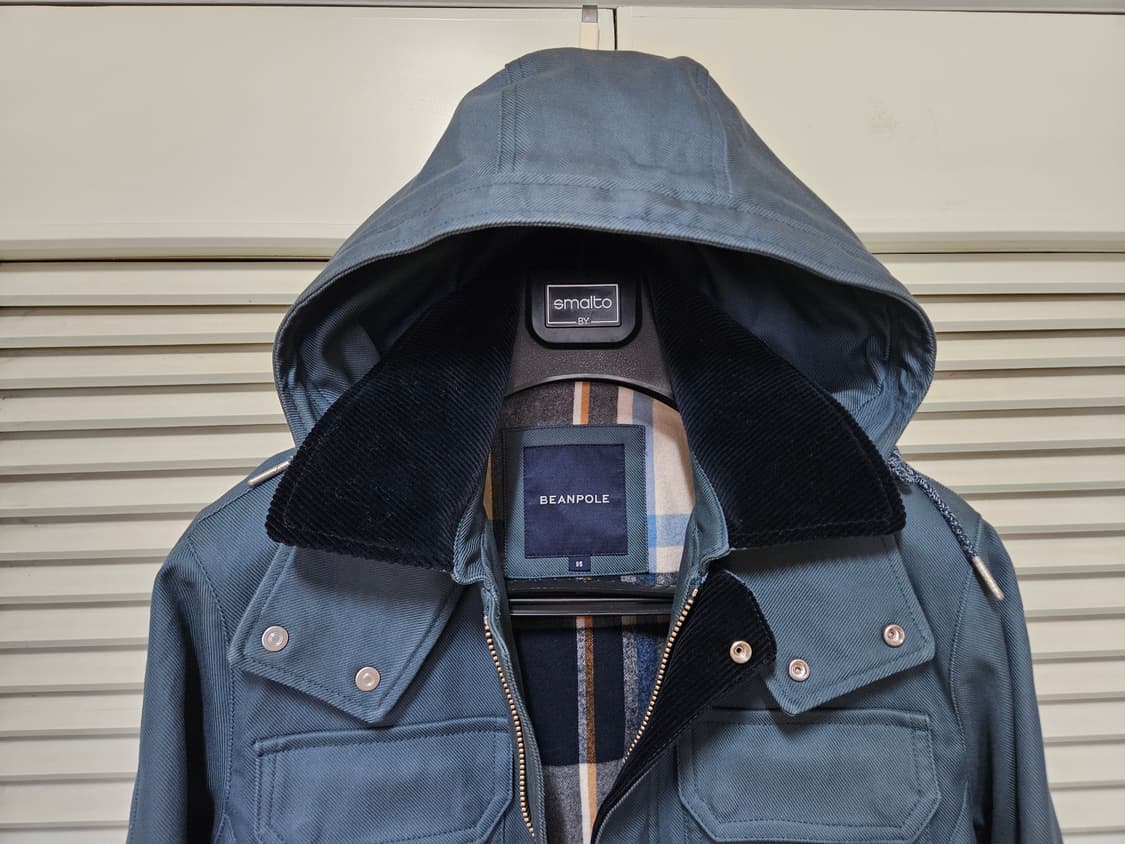 빈폴 로열 블루 후드 트윌 사파리 자켓 (95 사이즈) 상품이미지4