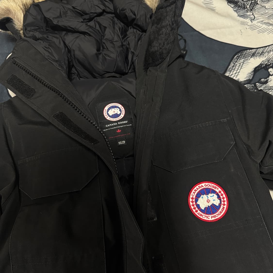캐나다구스 패딩 2XS 백화점택 상품이미지9