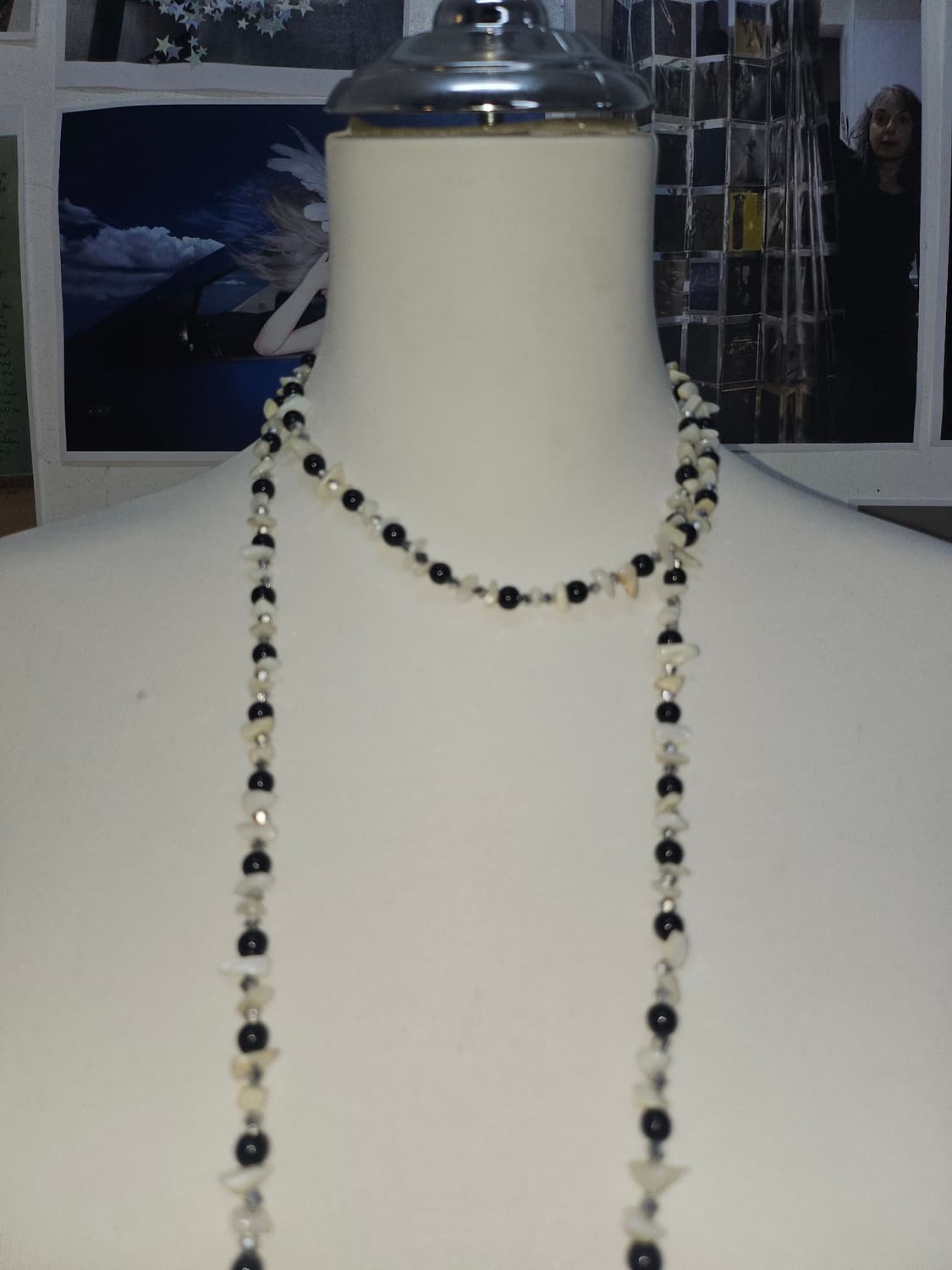 [Vintage] Black & White Necklace 상품이미지5