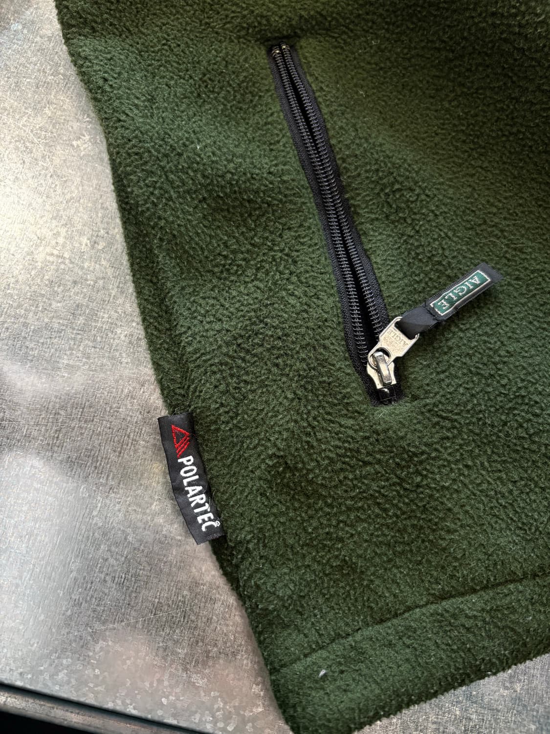 AIGLE 다크그린 폴라텍 플리스 집업 상품이미지8