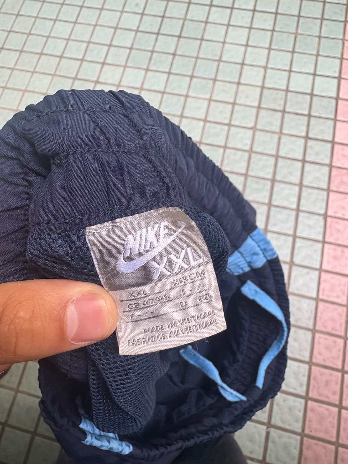 00s nike 밑단 로고 트랙팬츠 2XL 상품이미지3