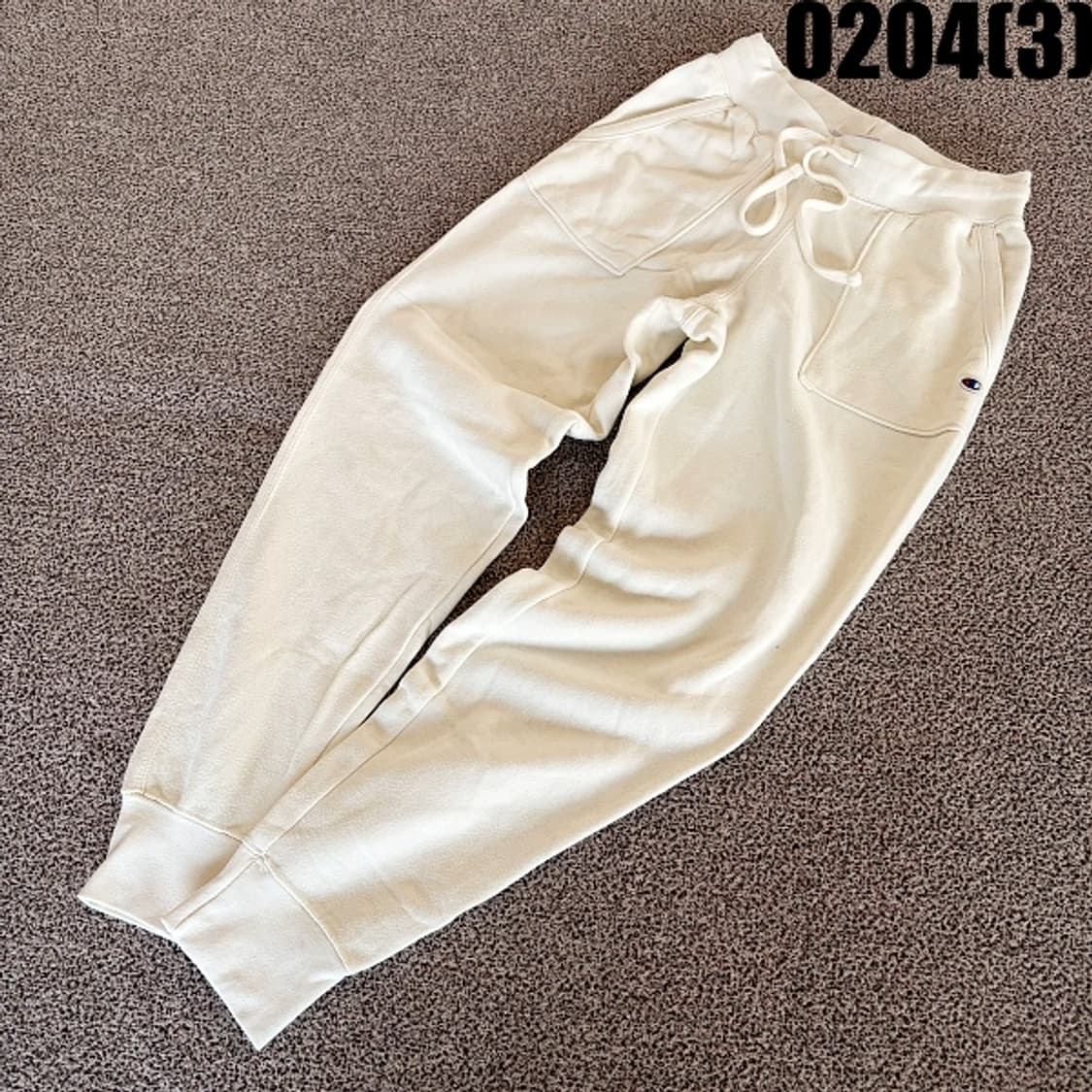 [S] 챔피온 여성 아이보리 트레이닝 조거 팬츠 0204(3) 상품이미지1
