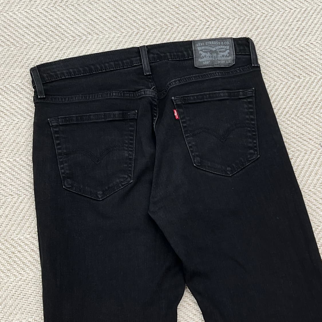 리바이스 559 흑청 데님팬츠 r3186 상품이미지4