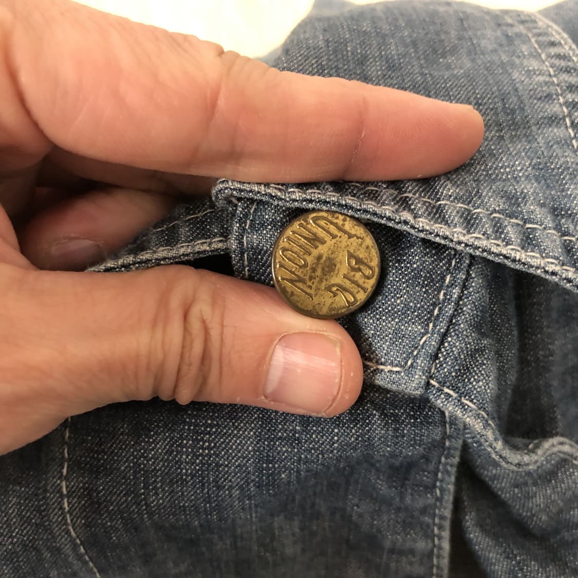 (M-L) 빅 유니온 BIG UNION 데님 워크 초어 자켓 상품이미지5