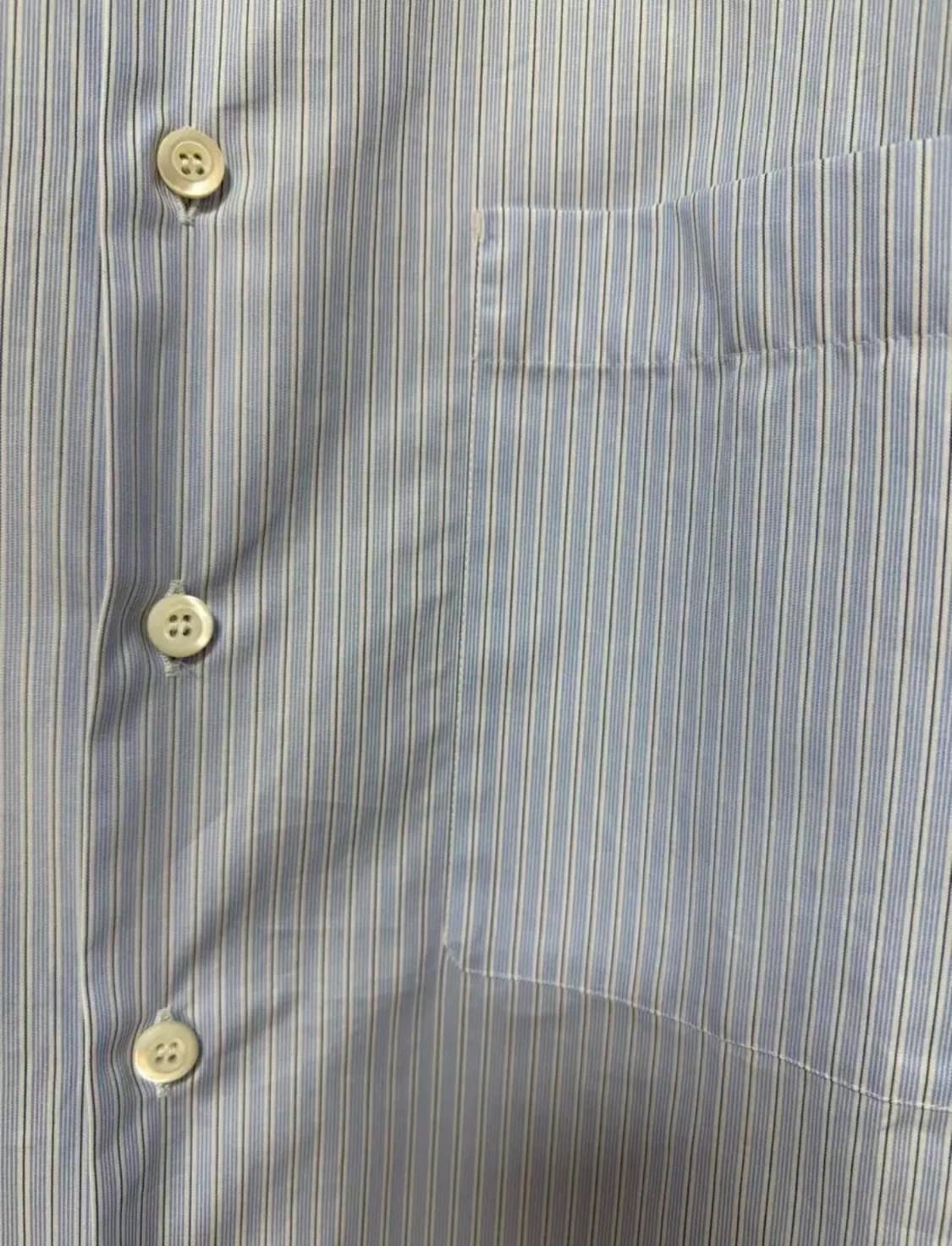 (새상품)-프라다- 백 패치 블루 스트라이프 셔츠 상품이미지8