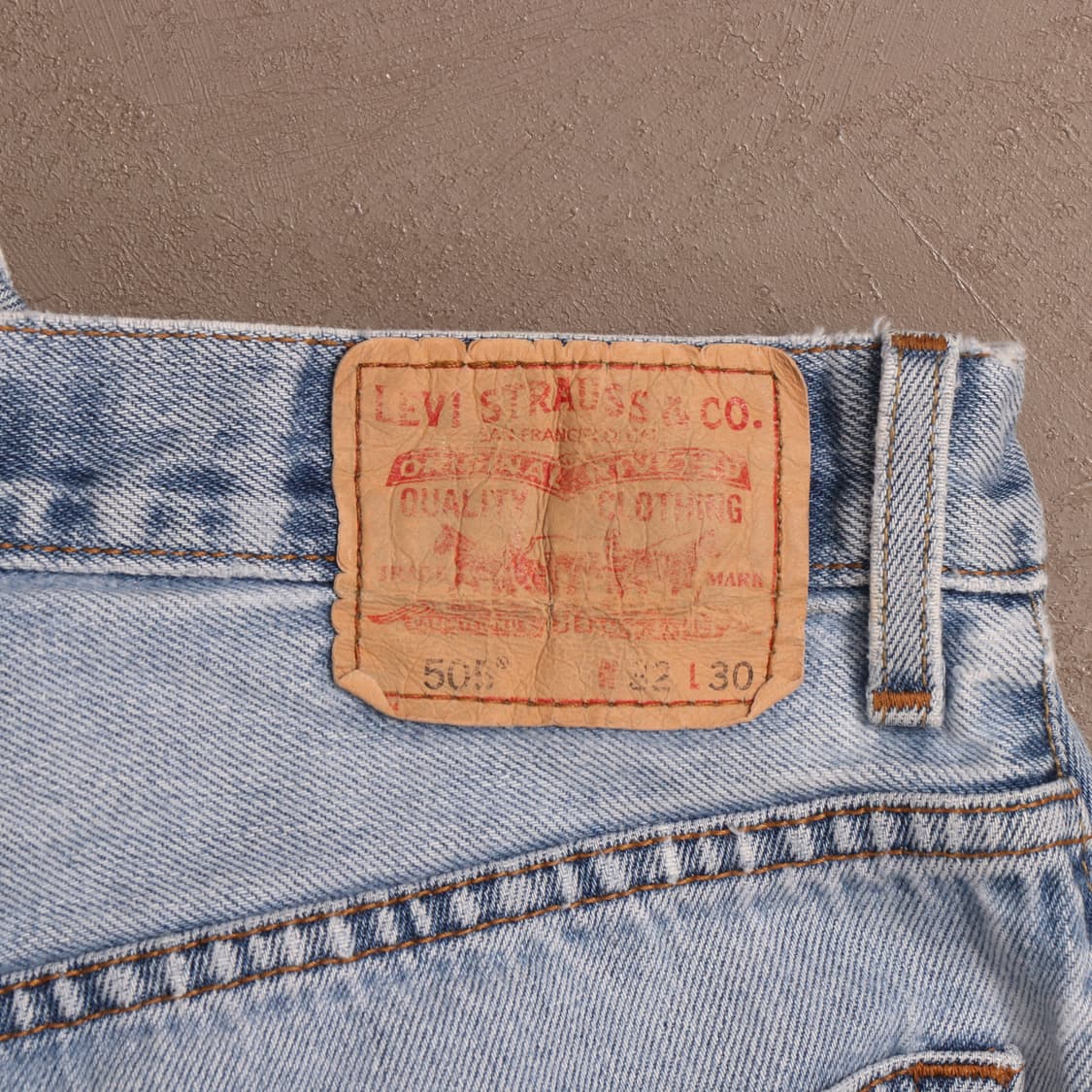 90'S 리바이스 505 연청 데님팬츠A1626 상품이미지3